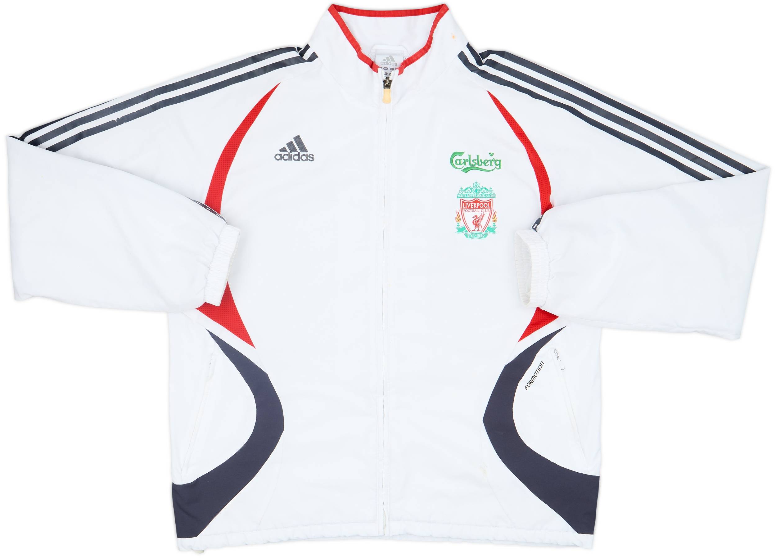 2006-07 Liverpool adidas Track Jacket - 6/10 - (L/XL)