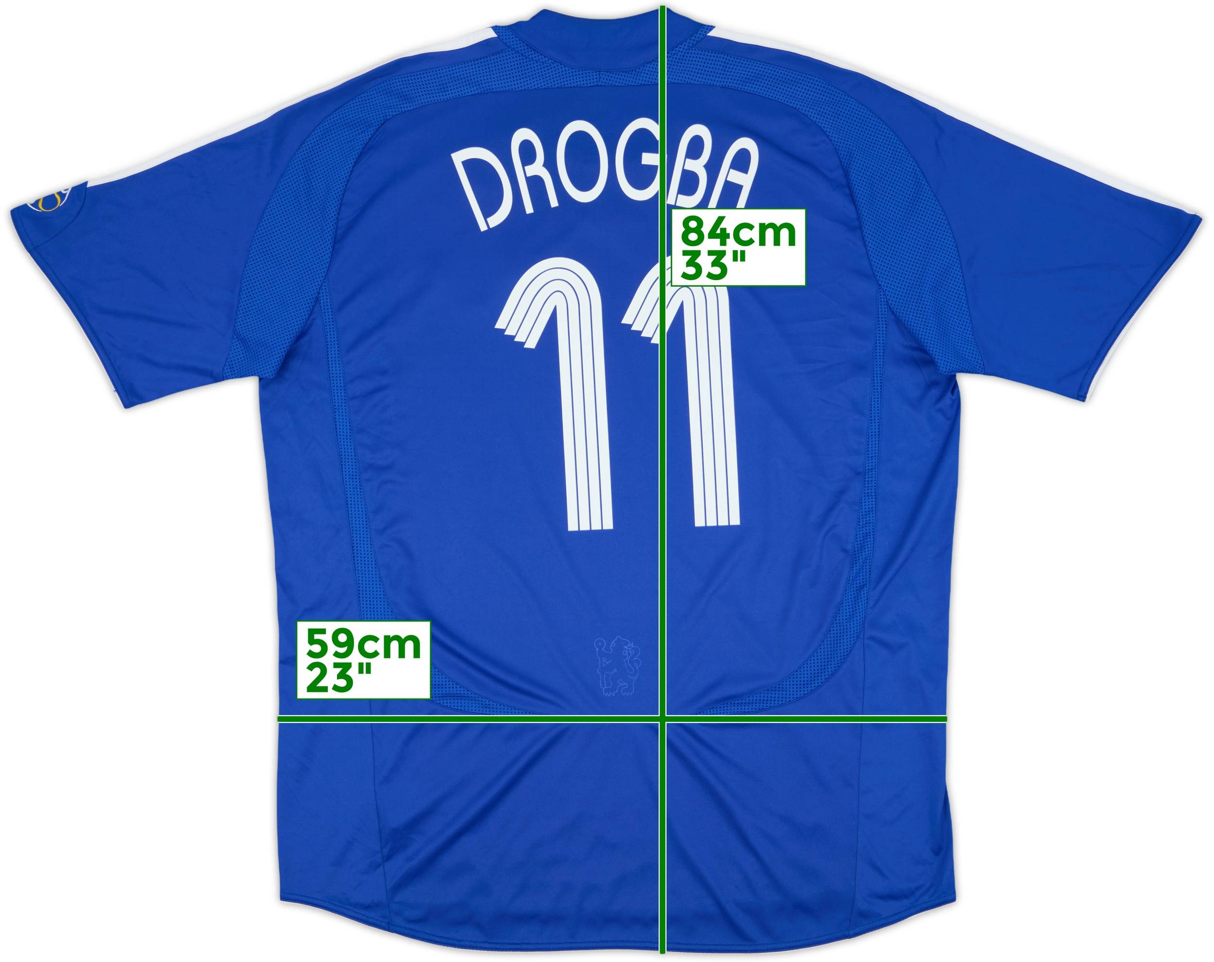 2006-08 Chelsea Home Shirt Drogba #11 - 6/10 - (XL)