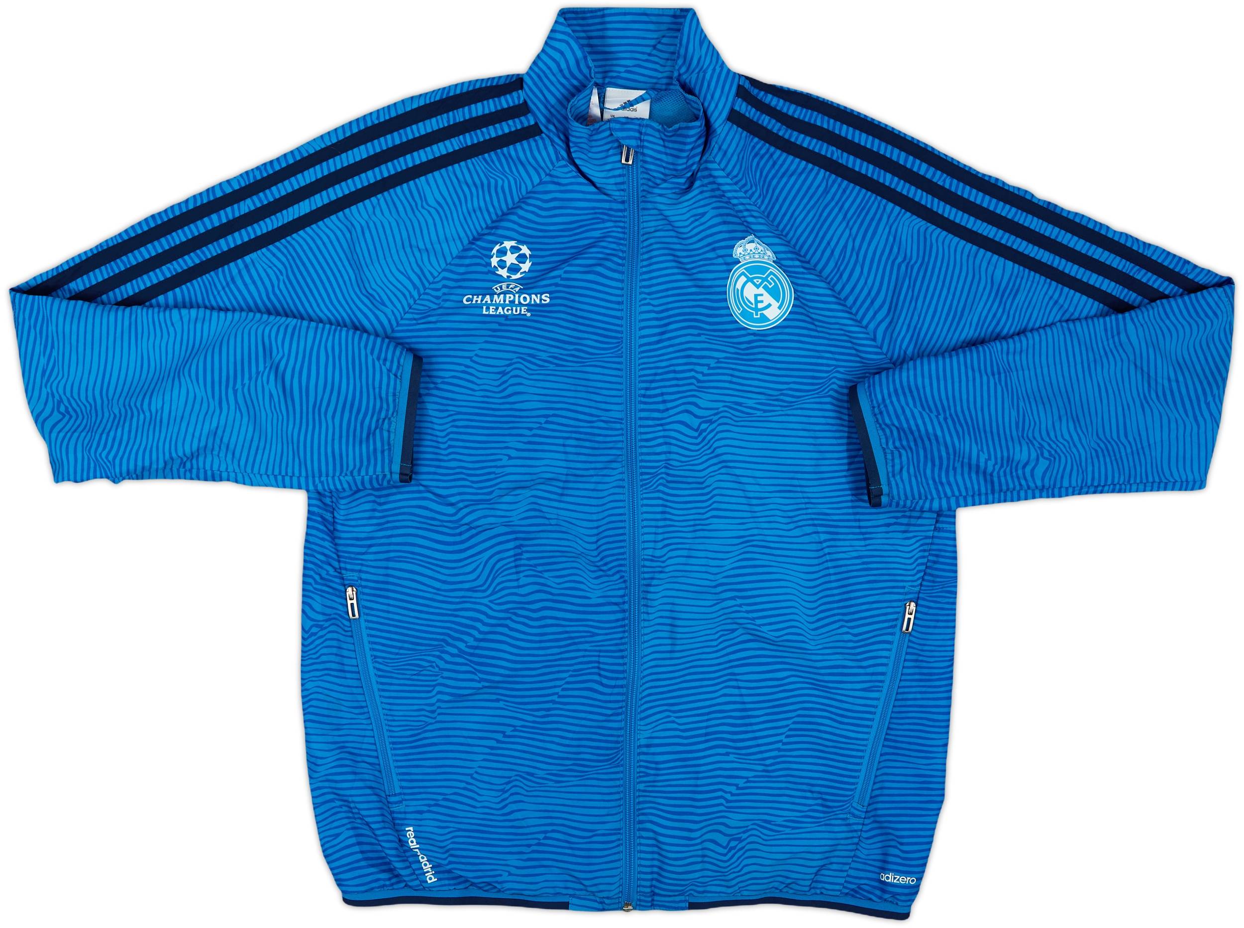 2015-16 Real Madrid adidas CL Track Jacket - 10/10 - (L.Boys)