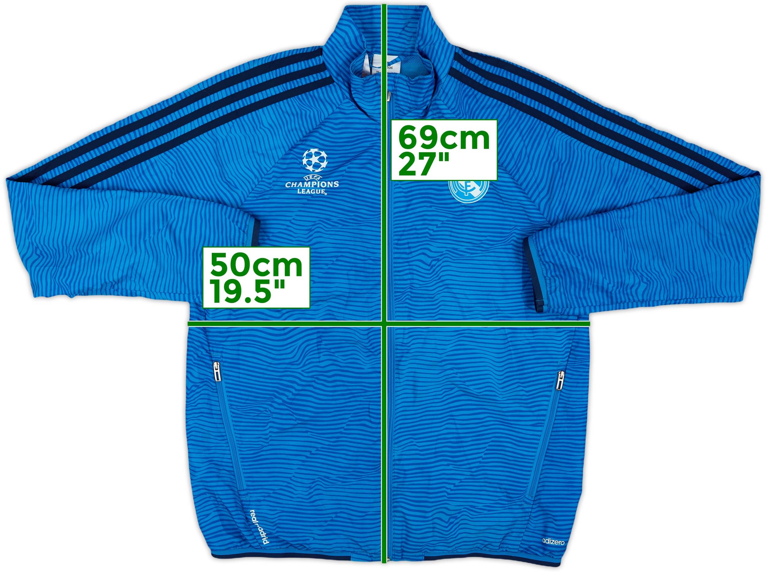 2015-16 Real Madrid adidas CL Track Jacket - 10/10 - (L.Boys)