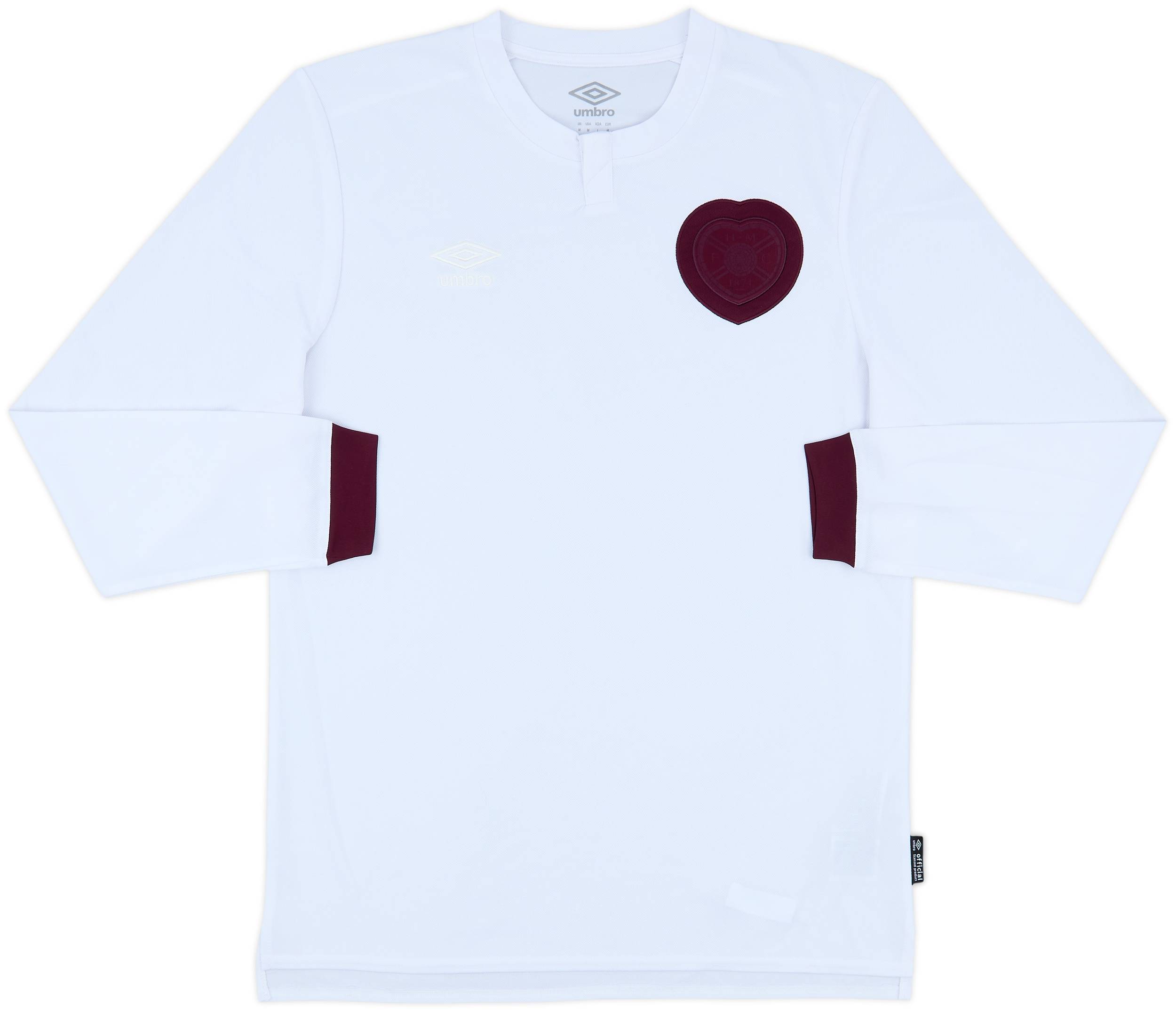 2023-24 Hearts Third L/S Shirt - 8/10 - (M)