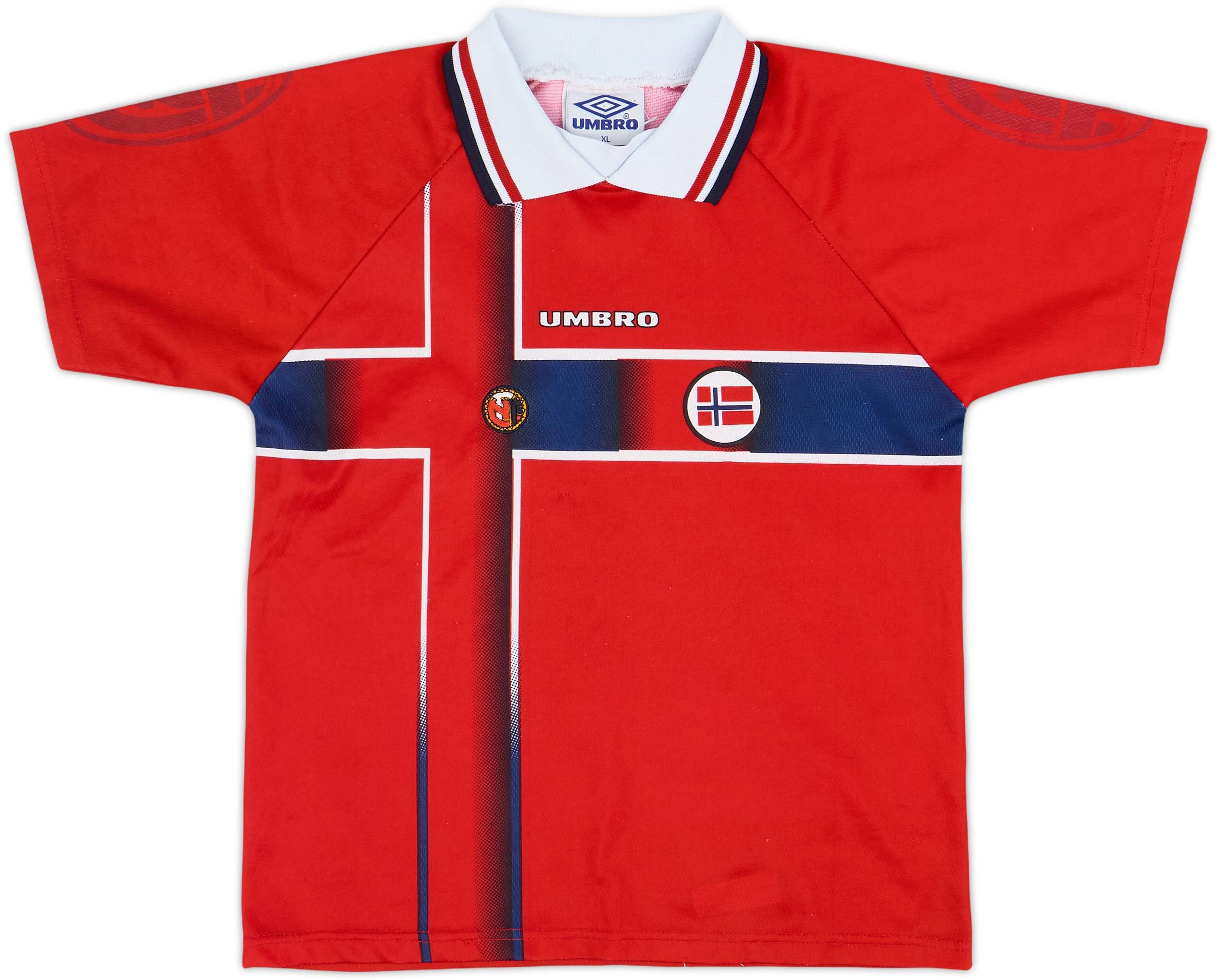 1997-98 Norway Home Shirt - 9/10 - (XL.Boys)