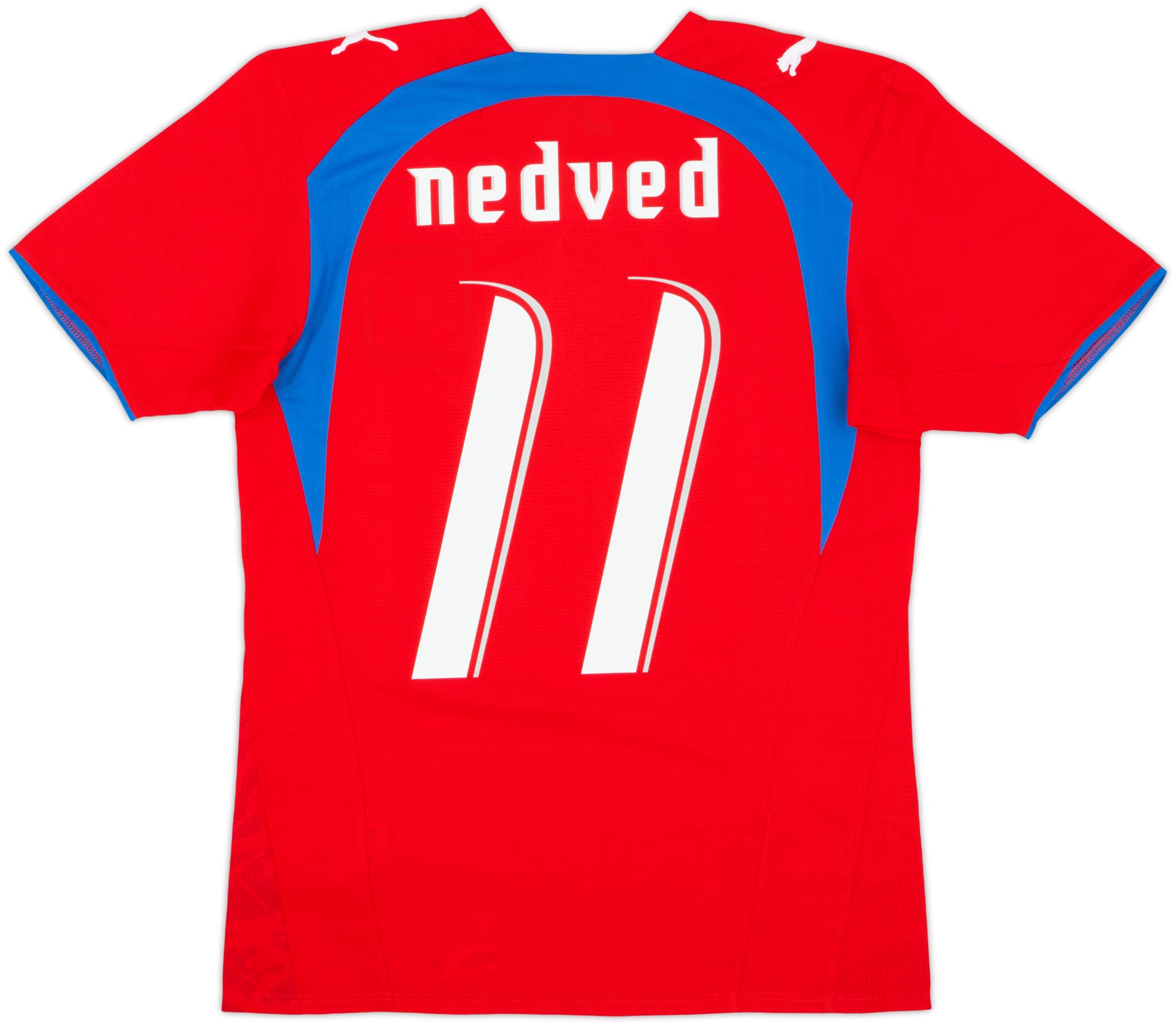 2006-08 Czech Republic Home Shirt Nedved #11 - 9/10 - (XS)