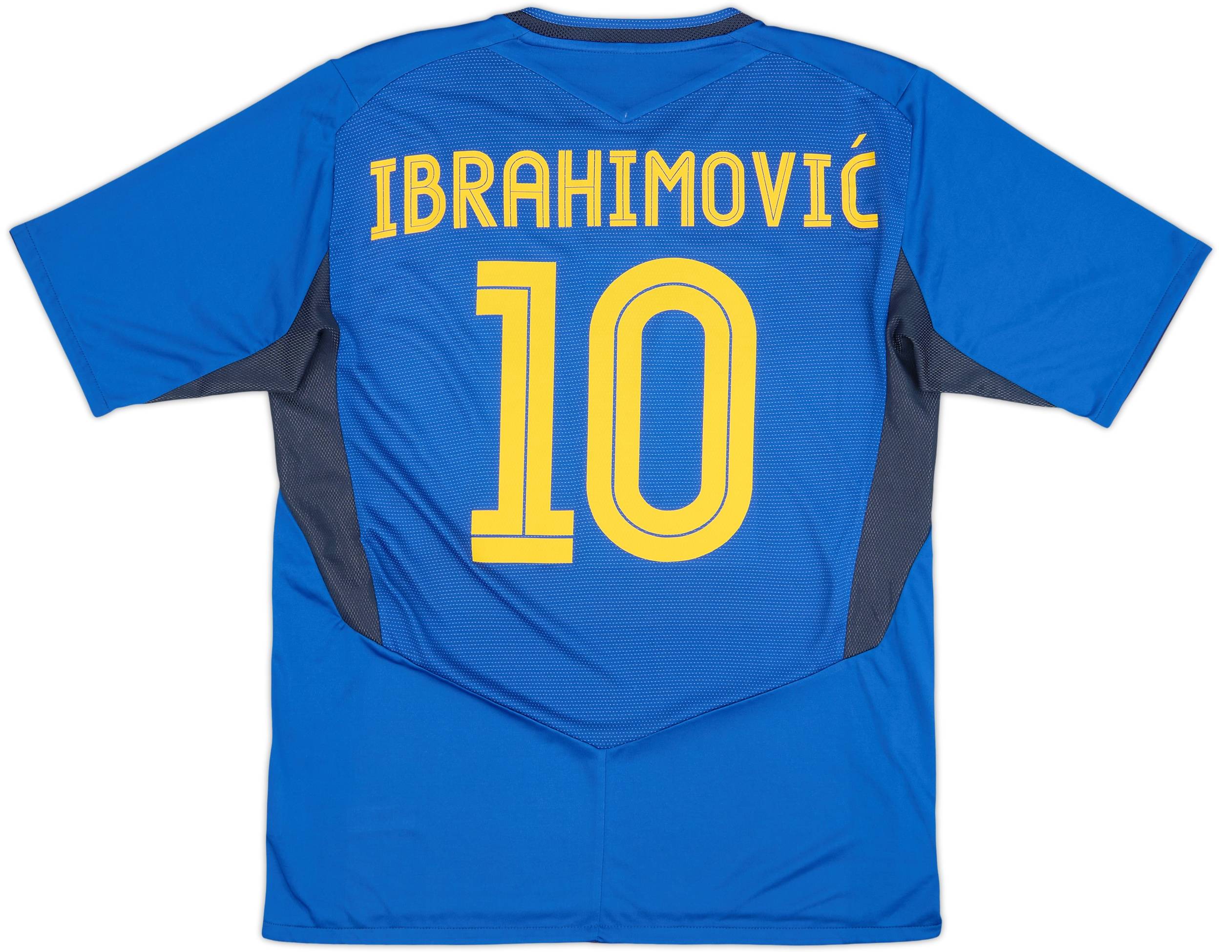2004-06 Sweden Away Shirt Ibrahimovic #10 - 10/10 - (L)