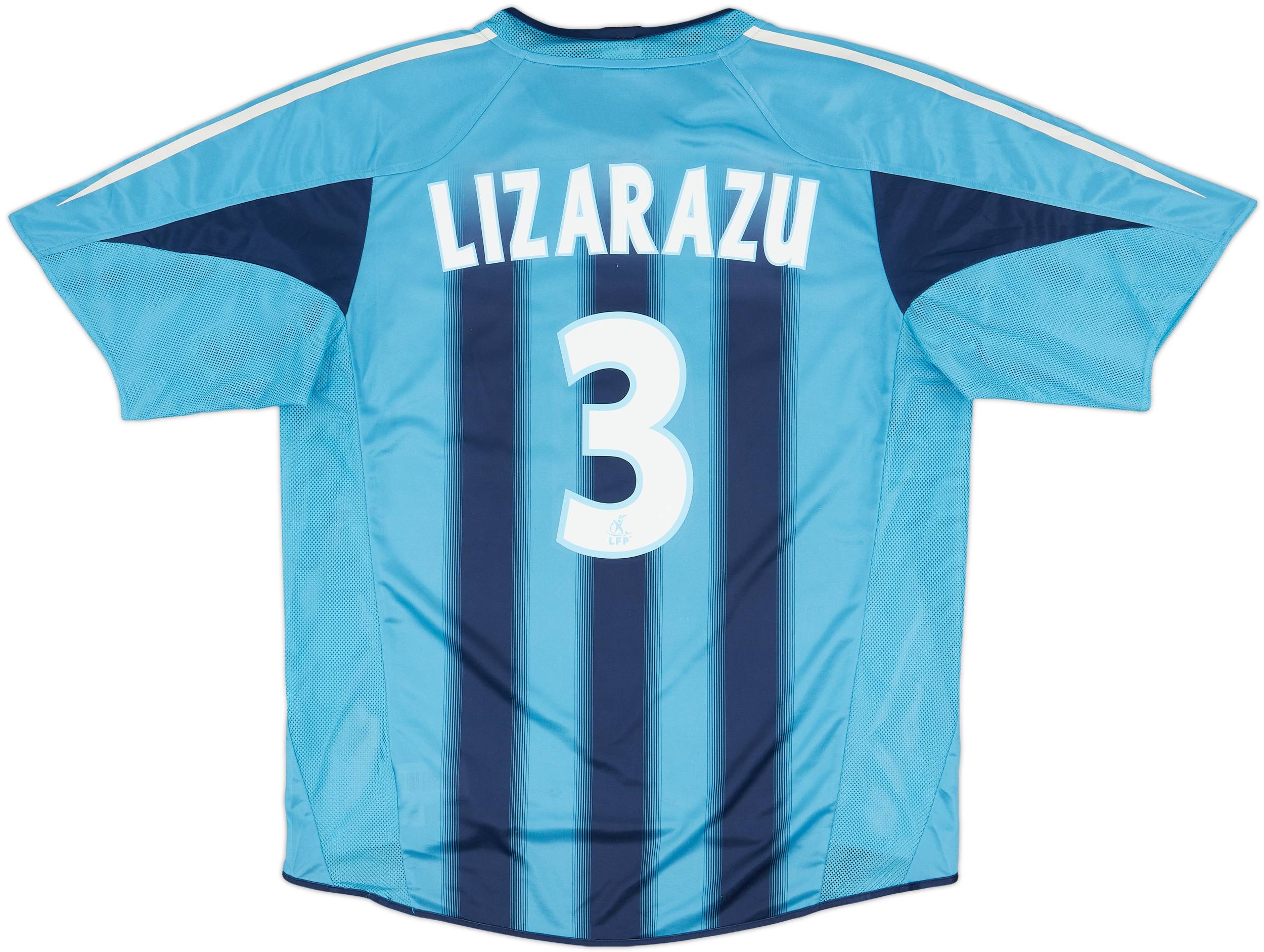 2004-05 Olympique Marseille Away Shirt Lizarazu #3 - 7/10 - (L)