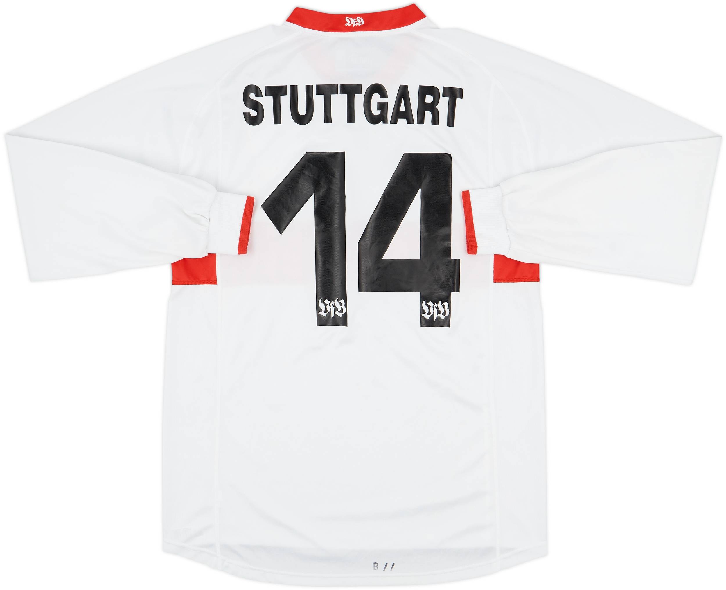2003-04 Stuttgart Home L/S Shirt #14 - 5/10 - (XL)