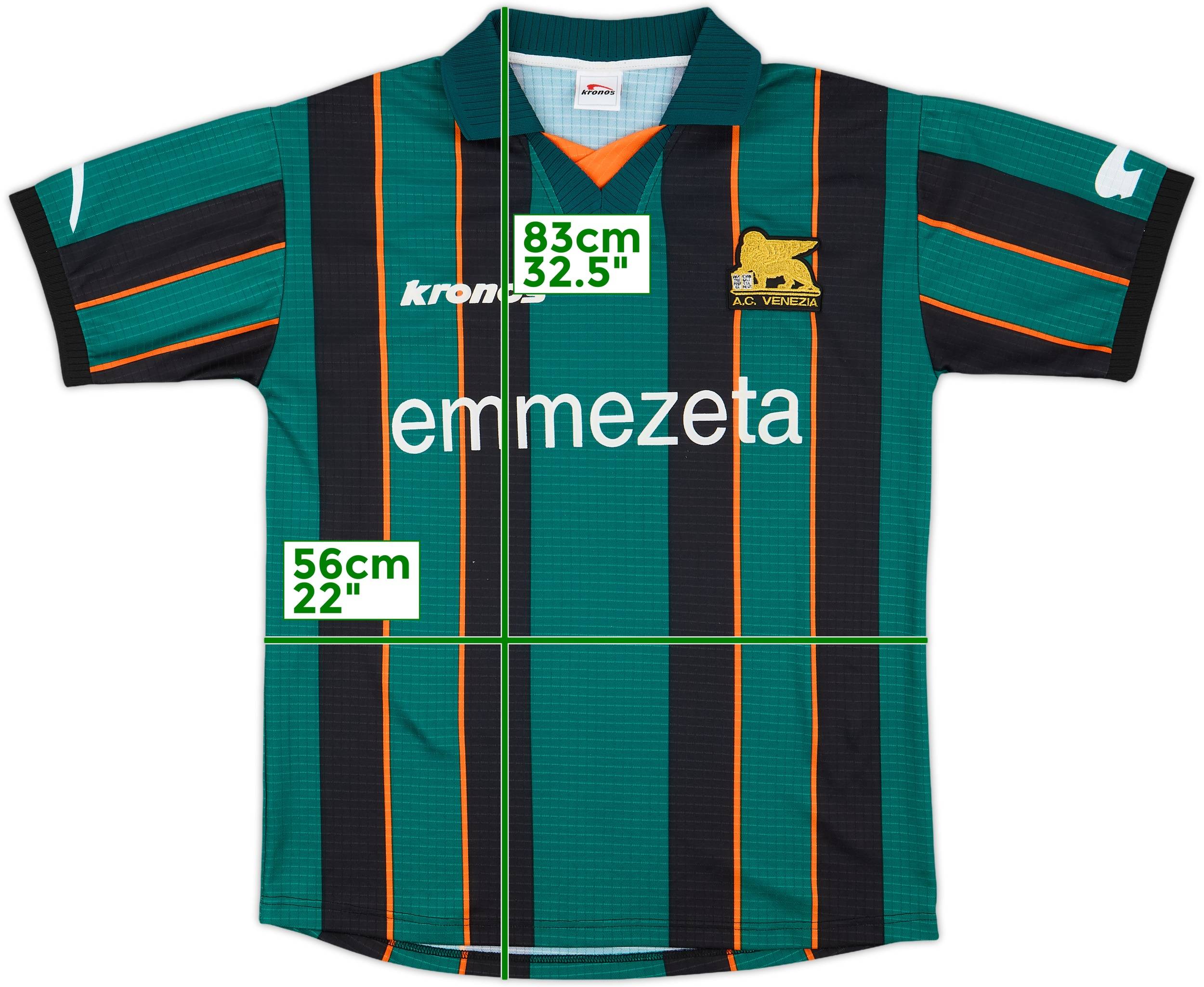 A.C. Venezia シャツ Kronos emmezetta AC Venezia 2000-01 Away Kit