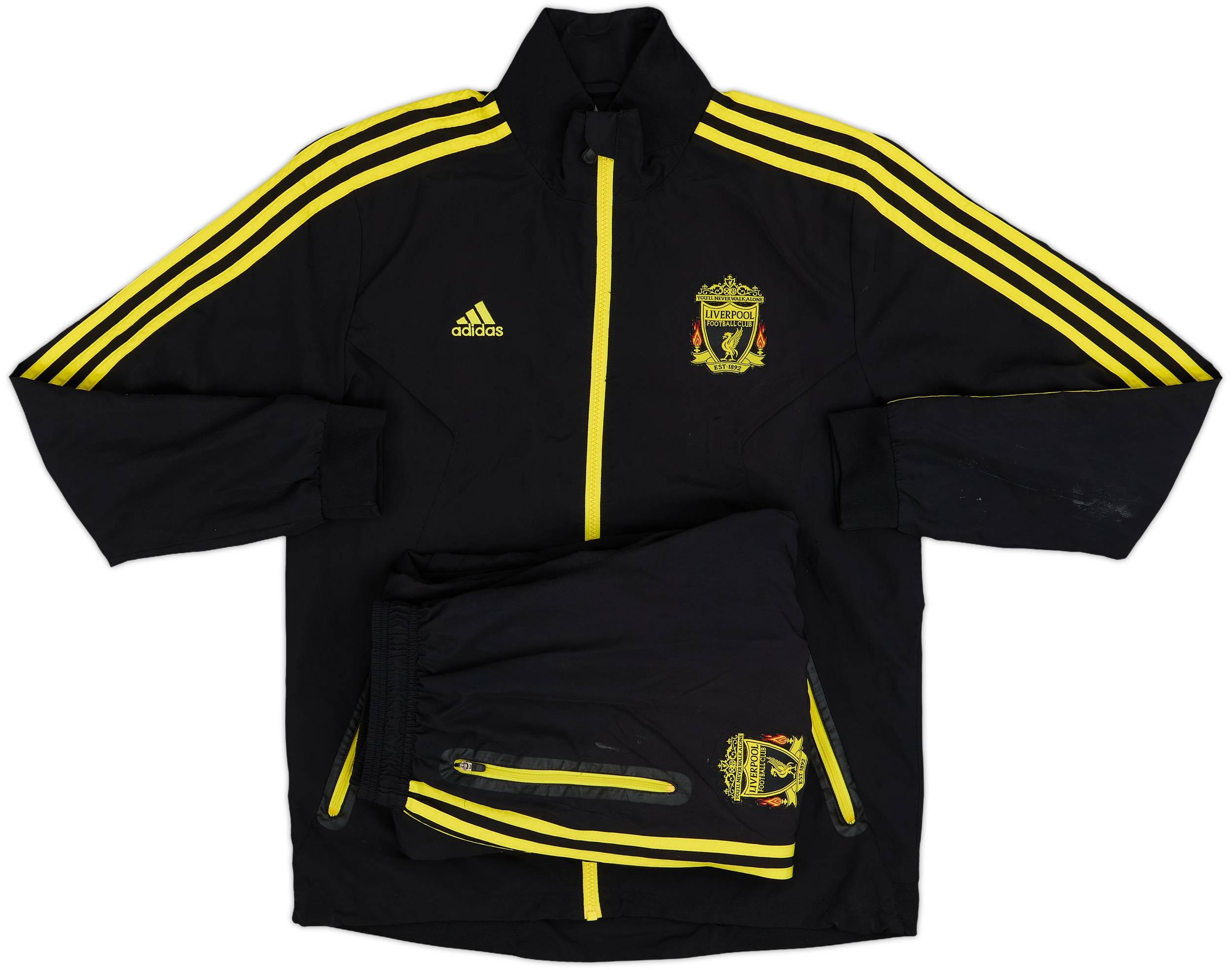 adidas Liverpool サッカーシャツ　ゲームシャツ　10/11 2010-11 Liverpool adidas Formotion Training Shirt - 8/10 - (S)