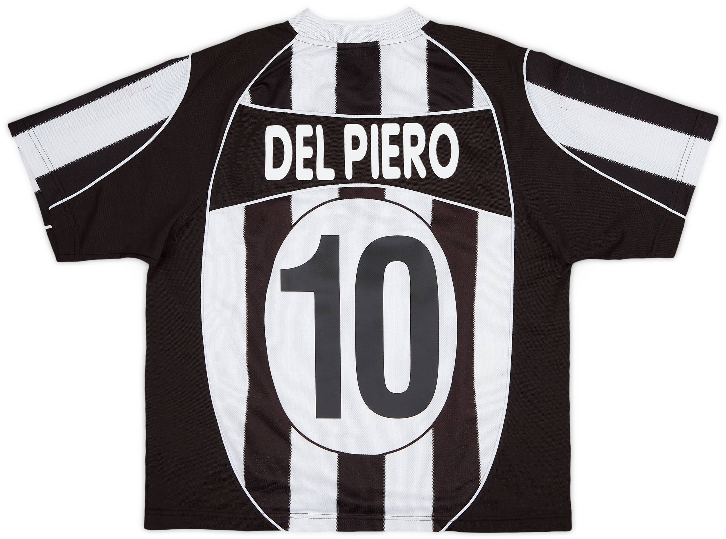 2002-03 Juventus Home Shirt Del Piero #10 - 4/10 - (M)