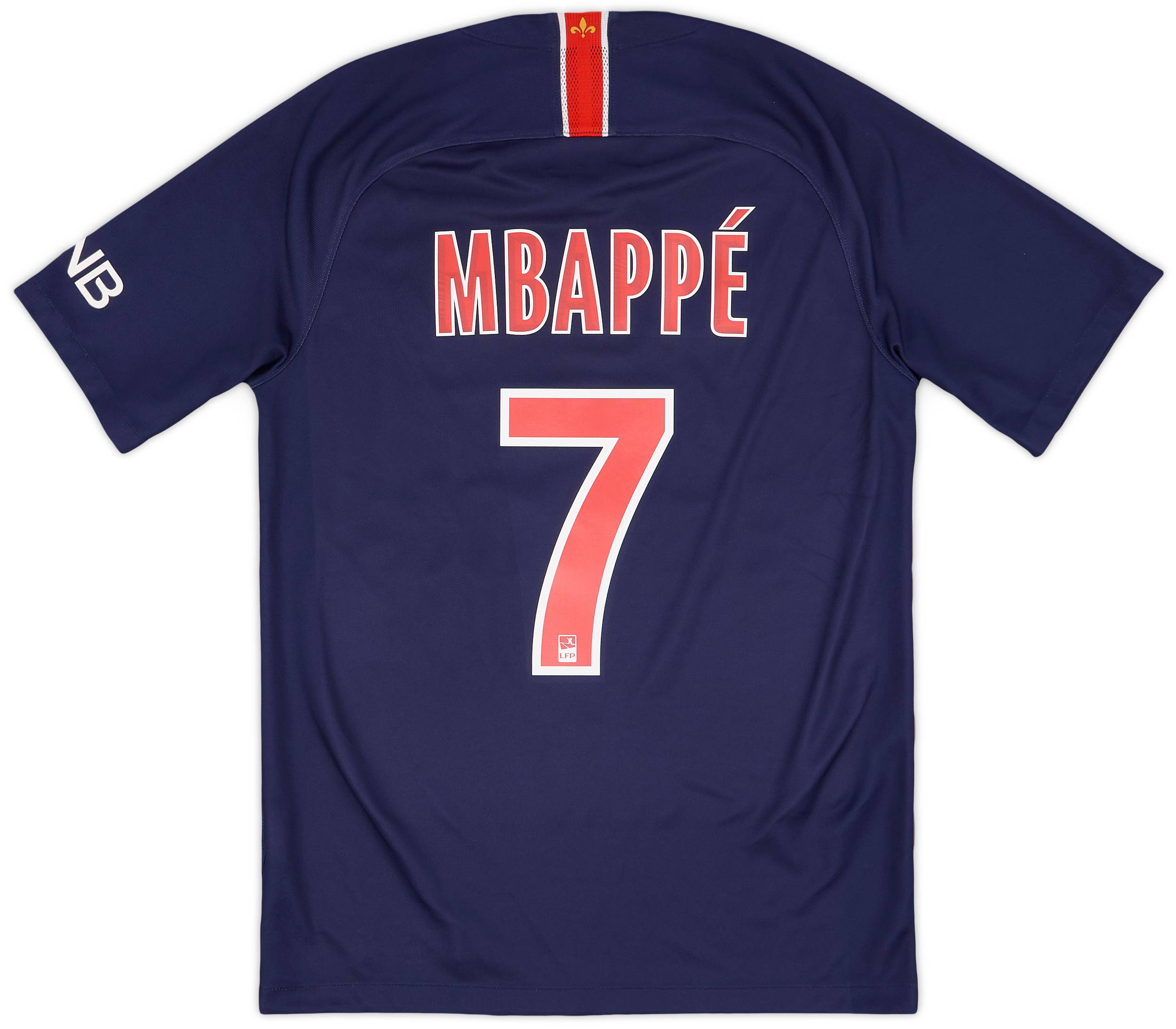 2018-19 Paris Saint-Germain Home Shirt Mbappe #7 - 8/10 - (S)