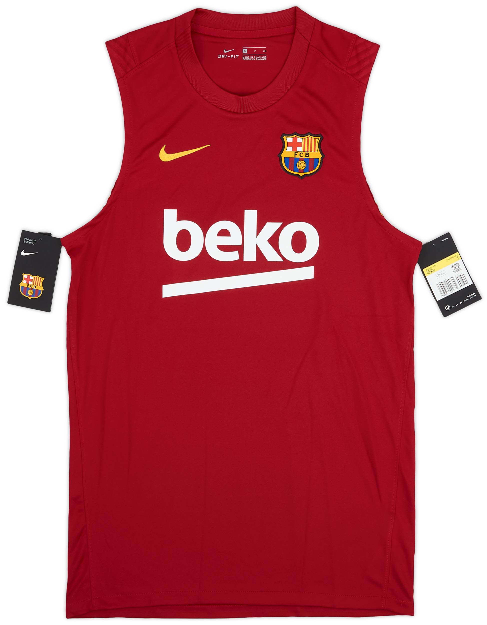 2020 21 Barcelona Nike Training Vest S