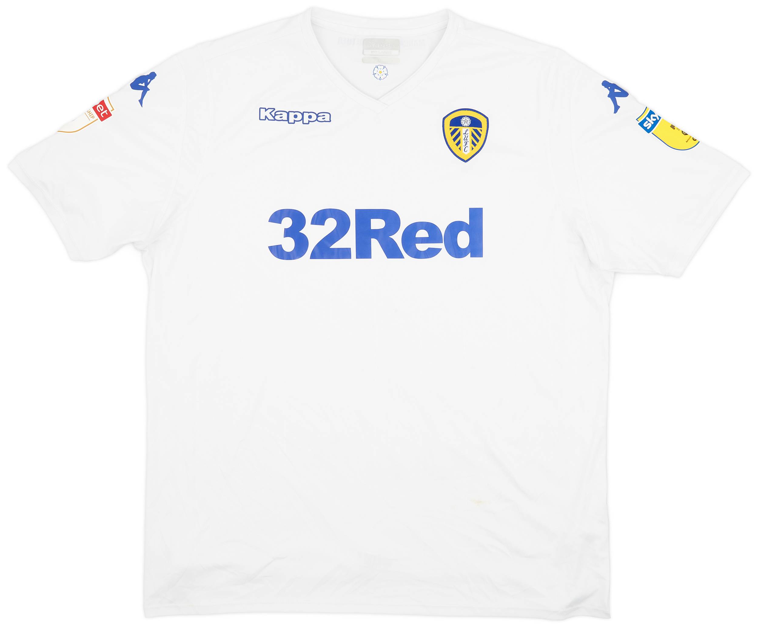 2018-19 Leeds United Home Shirt - 7/10 - (XXL)