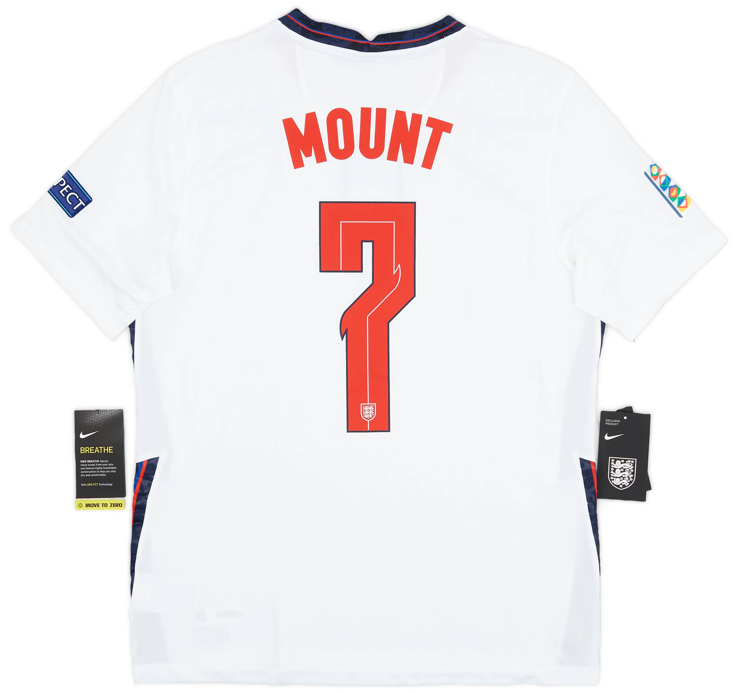 2020-22 England Home Shirt Mount #7 (M)