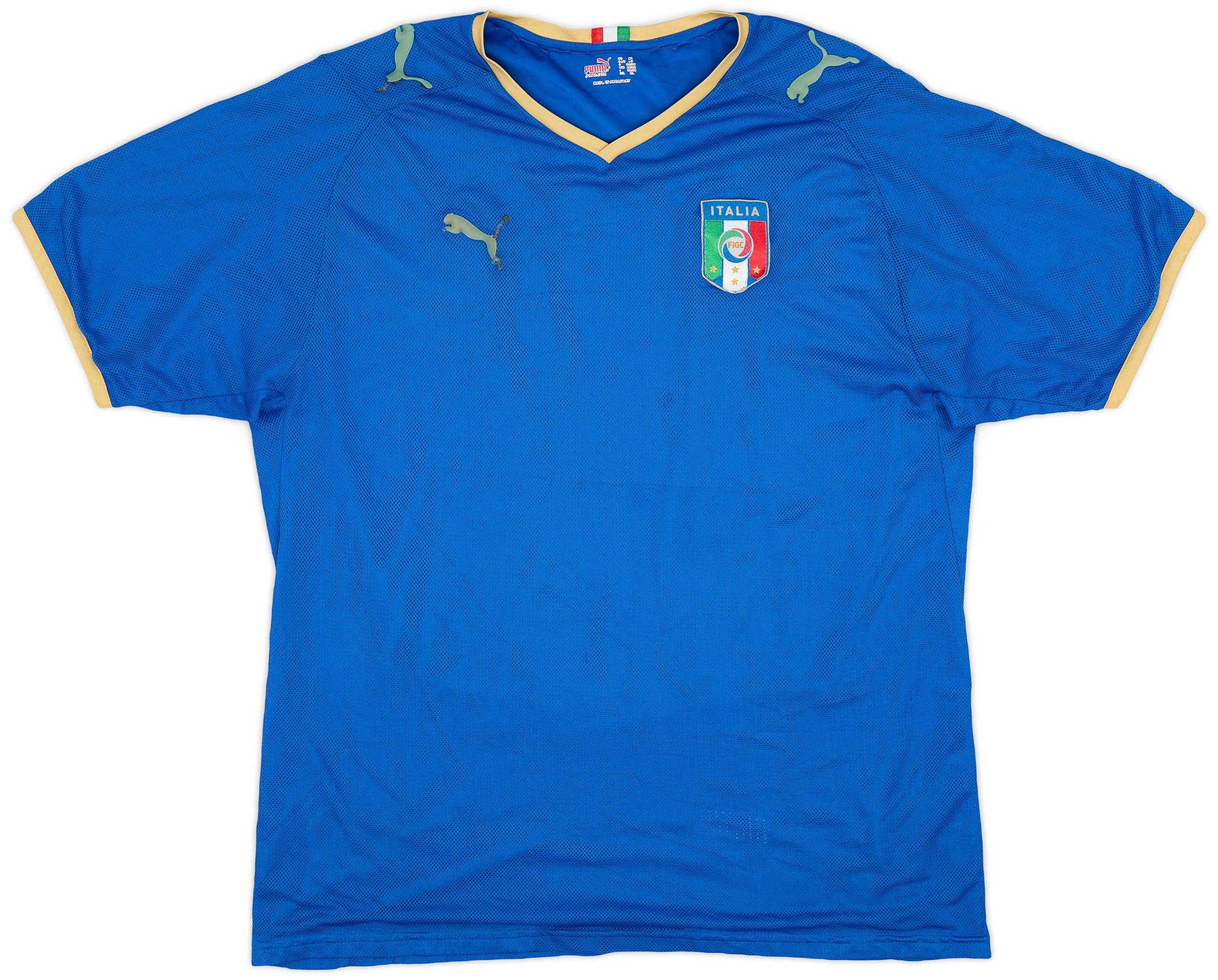 2007-08 Italy Home Shirt - 4/10 - (XL)