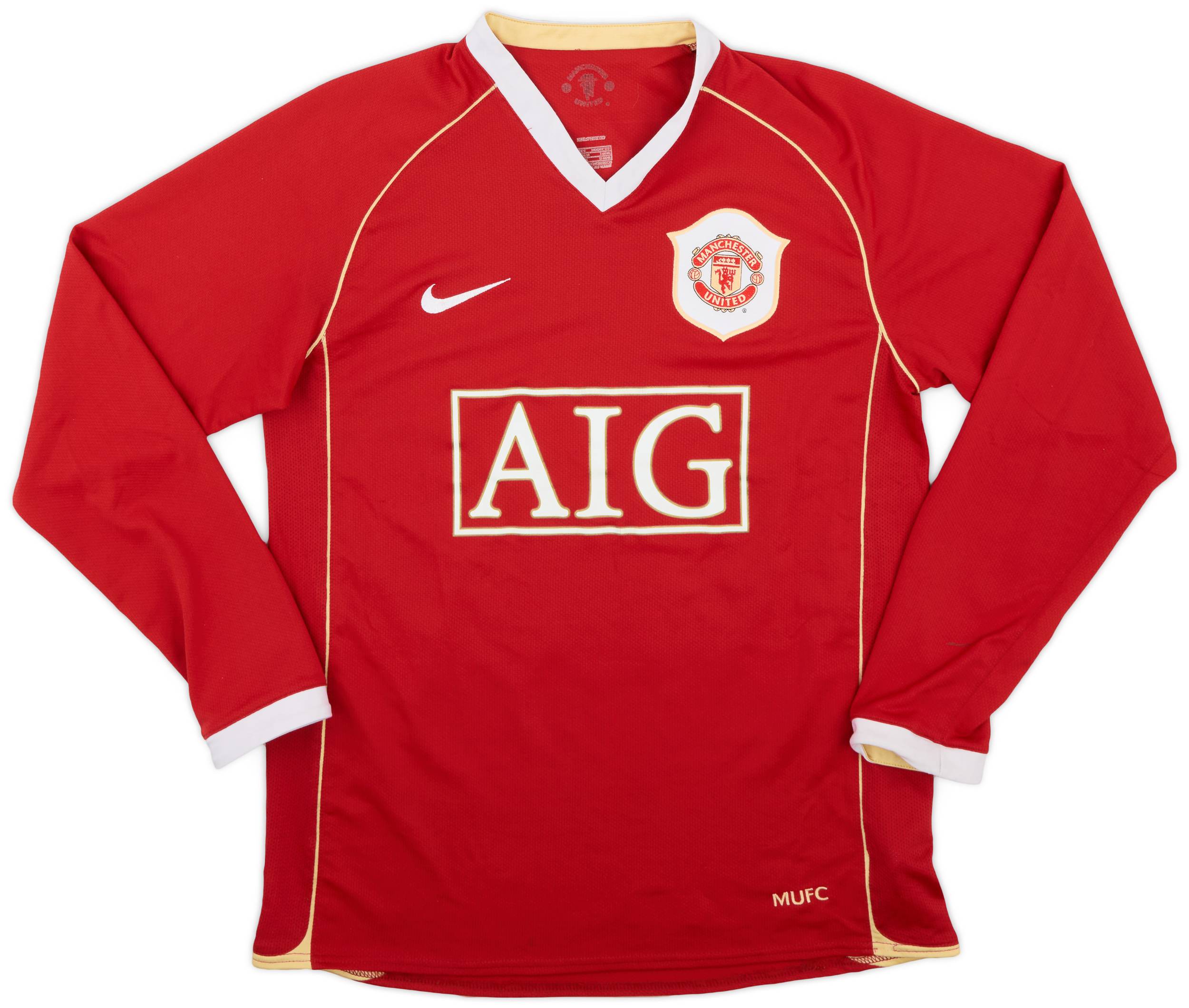 Manchester United 07/08 L パッチ付き テベス32 Manchester United 07/08 L パッチ付き テベス32