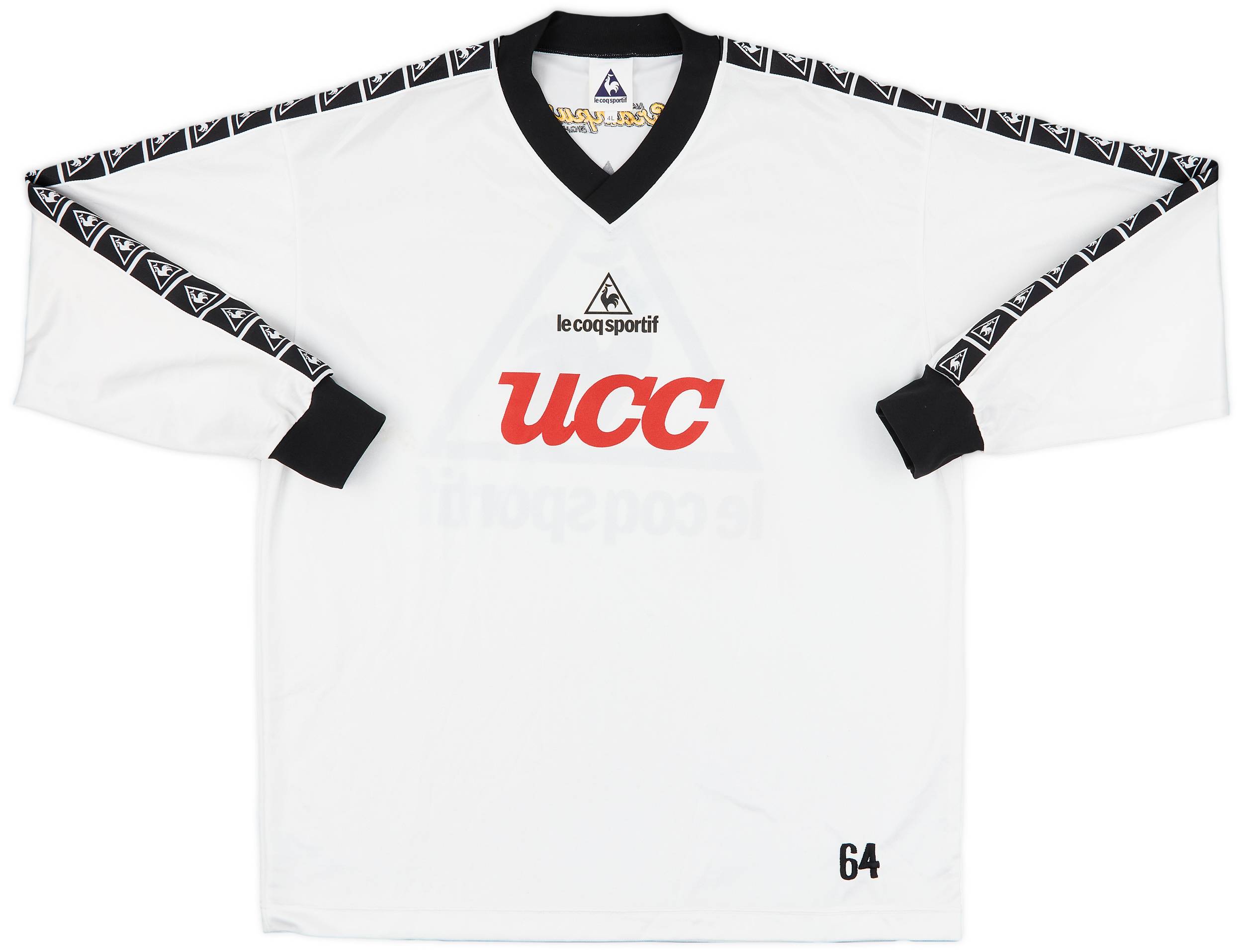 1998 Nagoya Grampus Eight Player Issue Le Coq Sportif Training L/S Shirt #64 - 7/10 - (XXL)