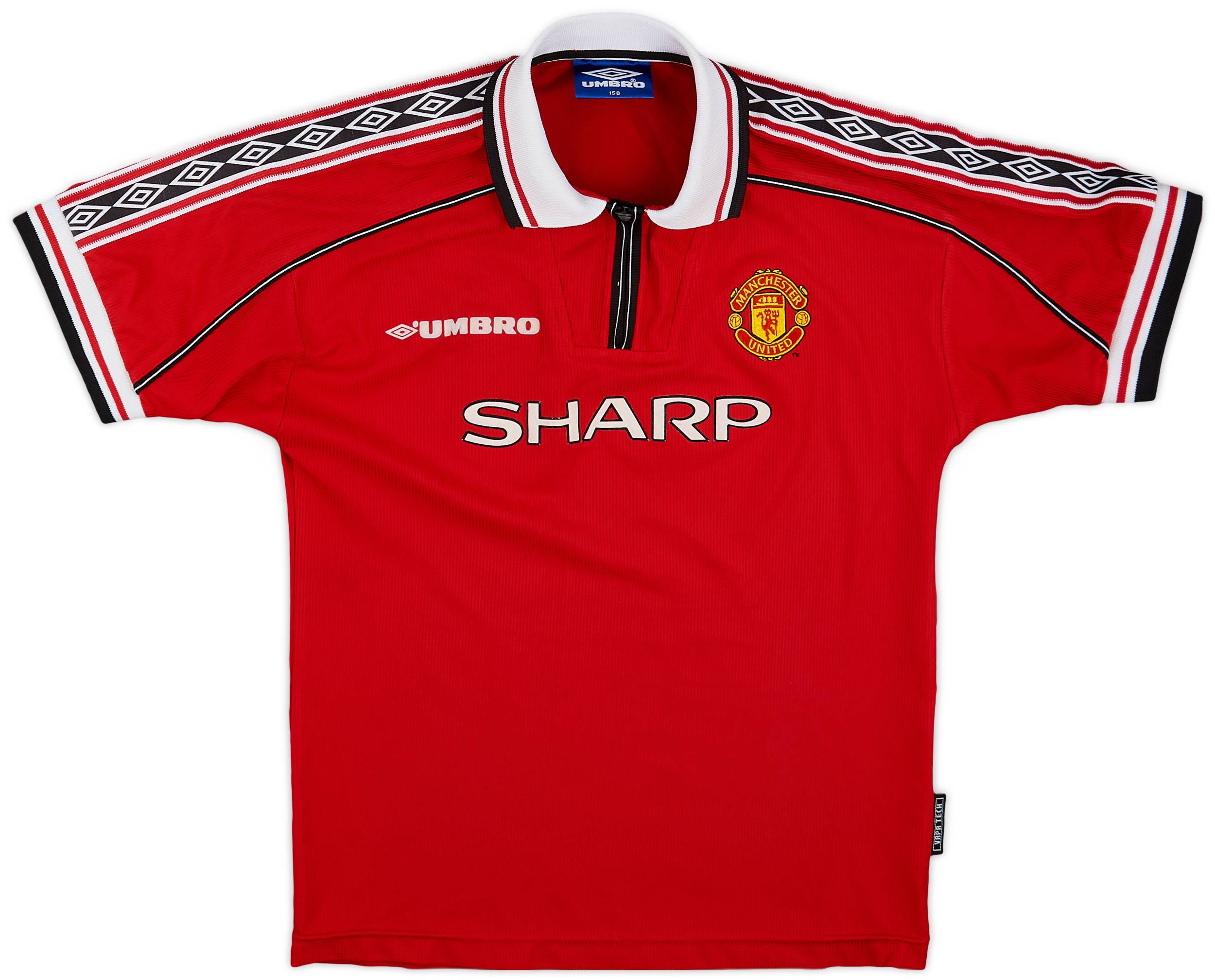 1998-00 Manchester United Home Shirt - 9/10 - (L.Boys)