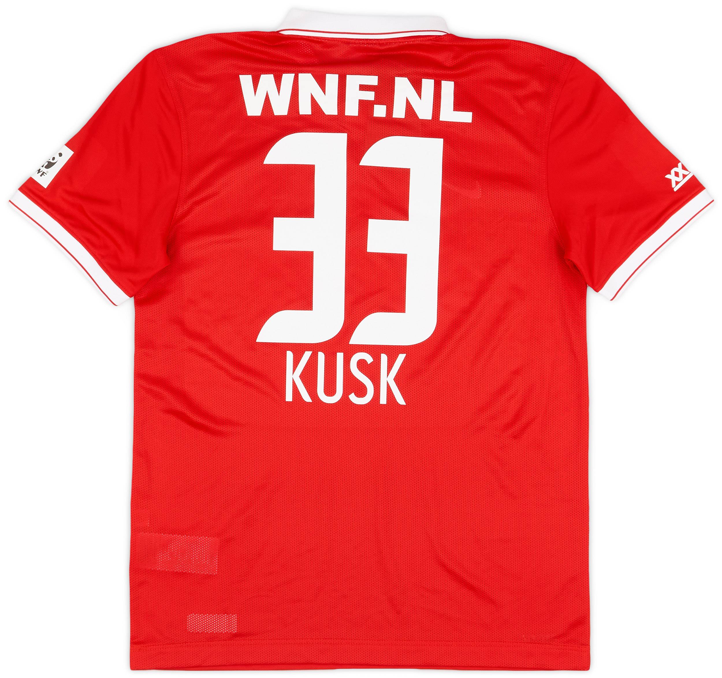 2014-15 FC Twente Match Issue Home Shirt Kusk #33