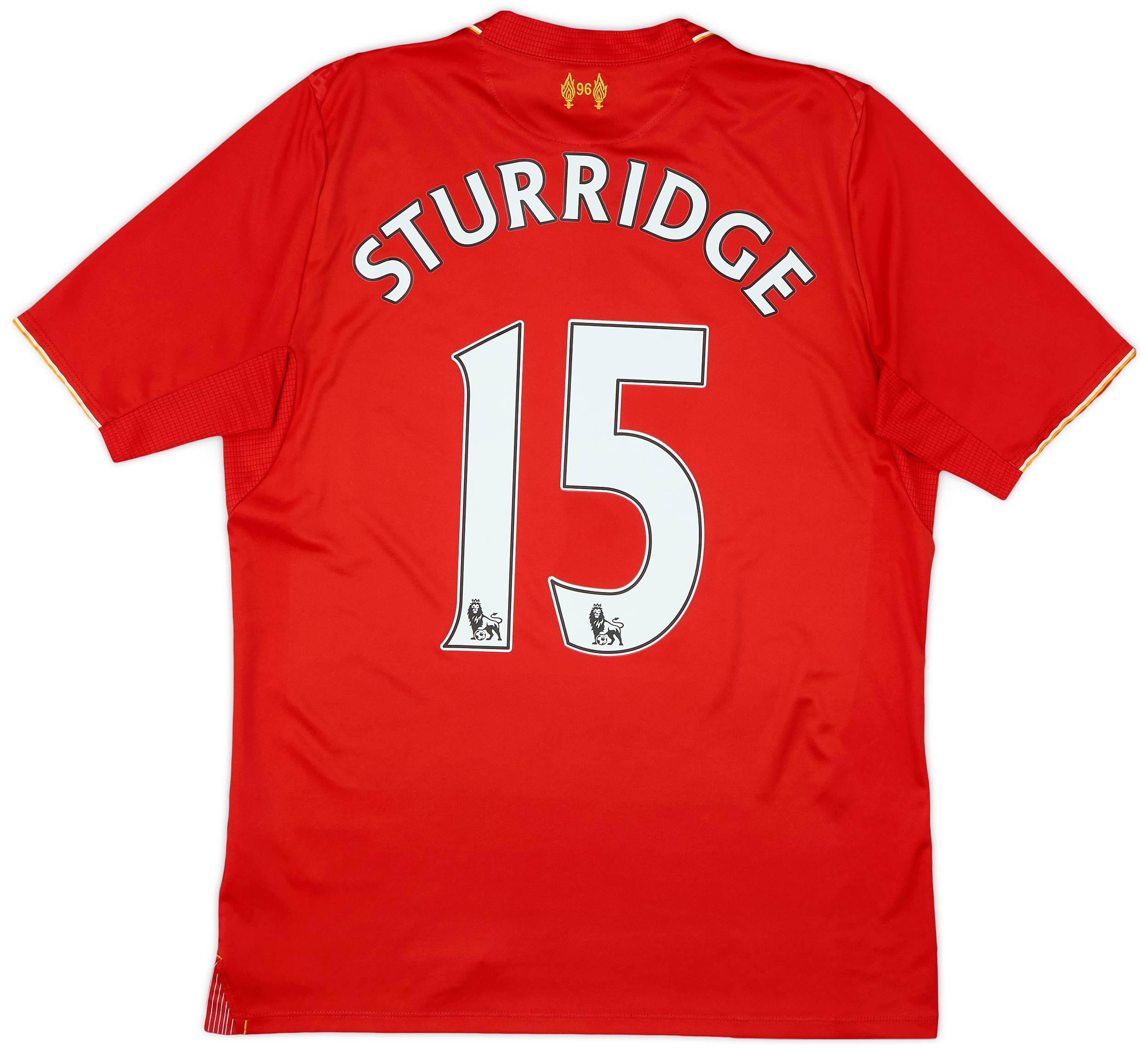 2015-16 Liverpool Home Shirt Sturridge #15 - 6/10 - (S)