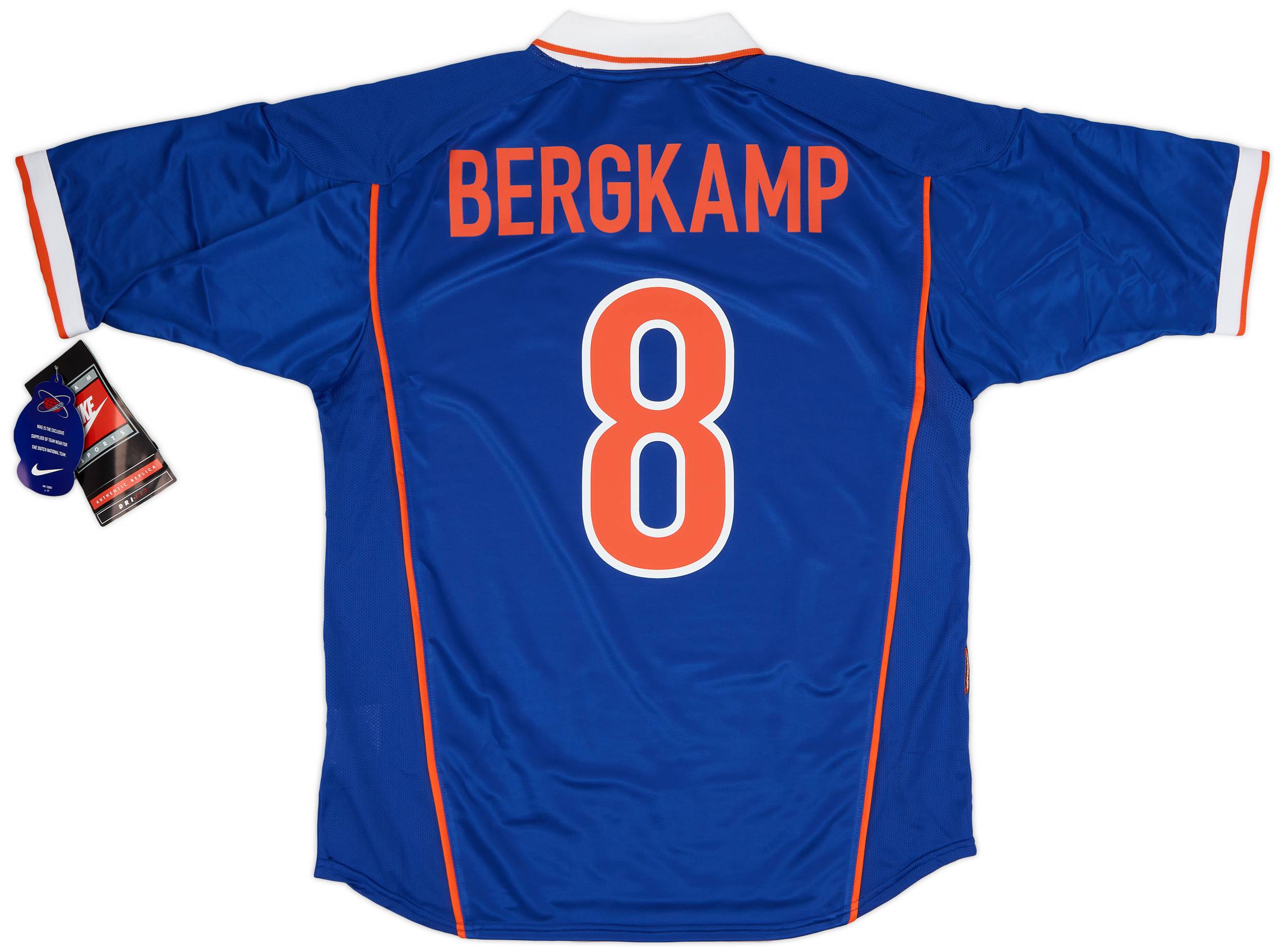 1998-00 Netherlands Away Shirt Bergkamp #8 (L)