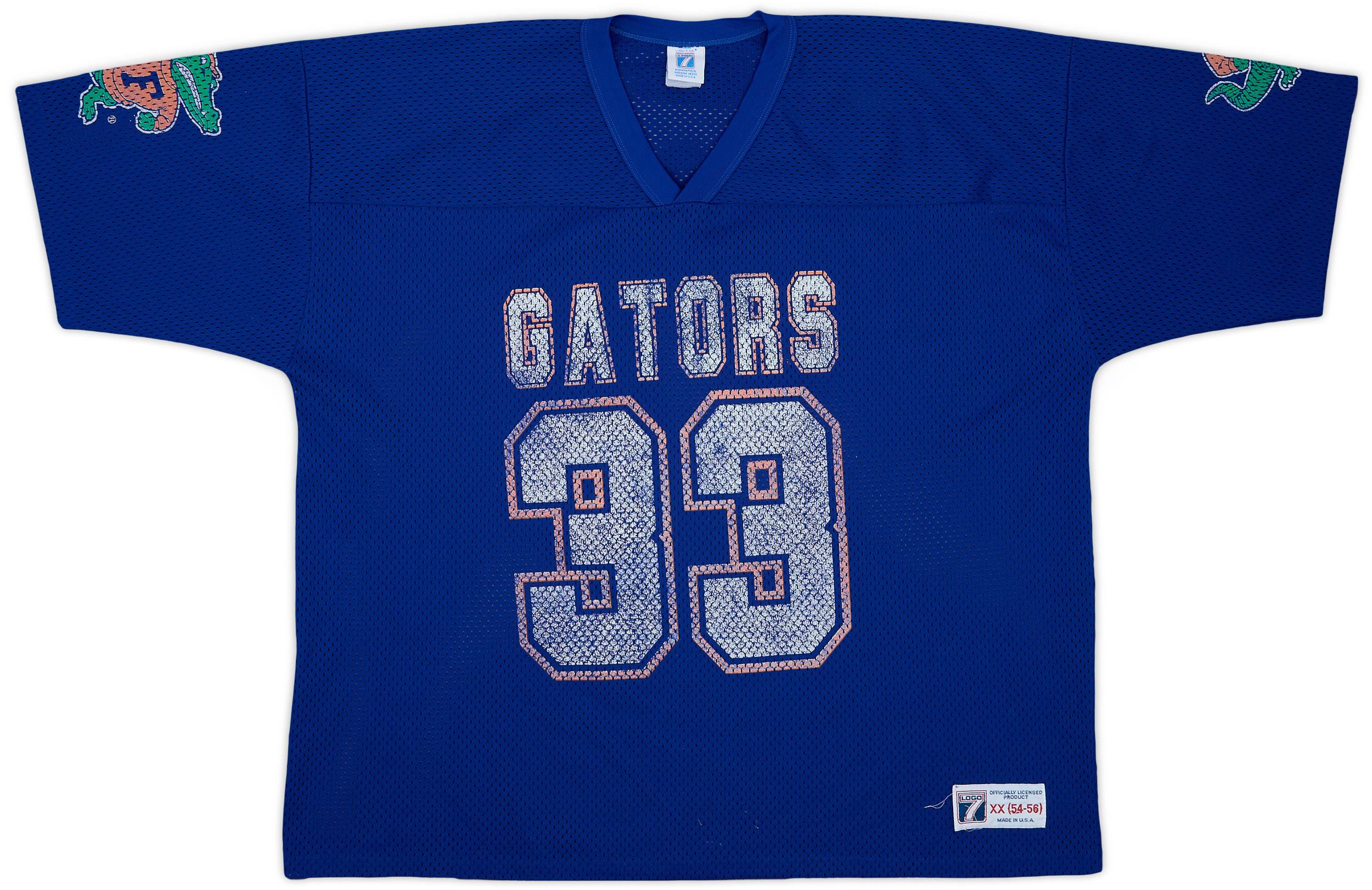 1990-96 Florida Gators #33 Logo 7 Training Jersey - 6/10 - (XXL)