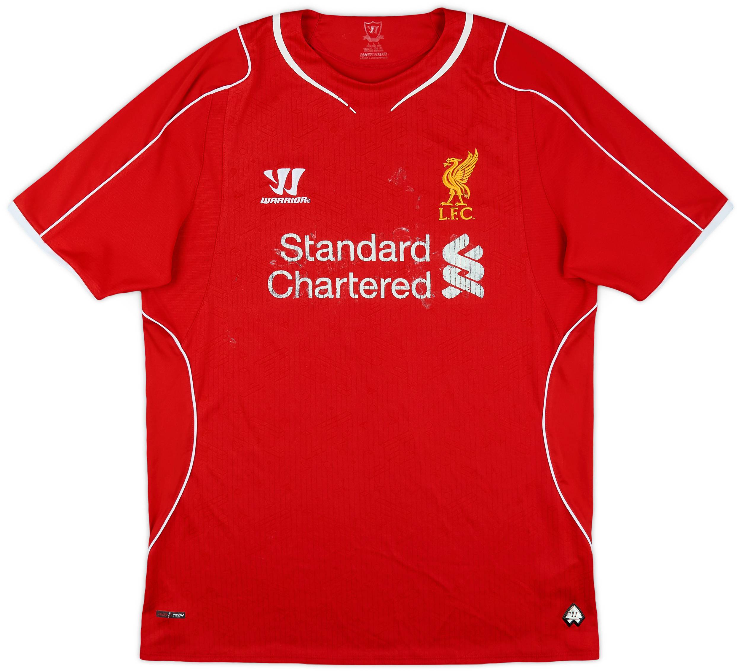 2014-15 Liverpool Home Shirt - 4/10 - (L)