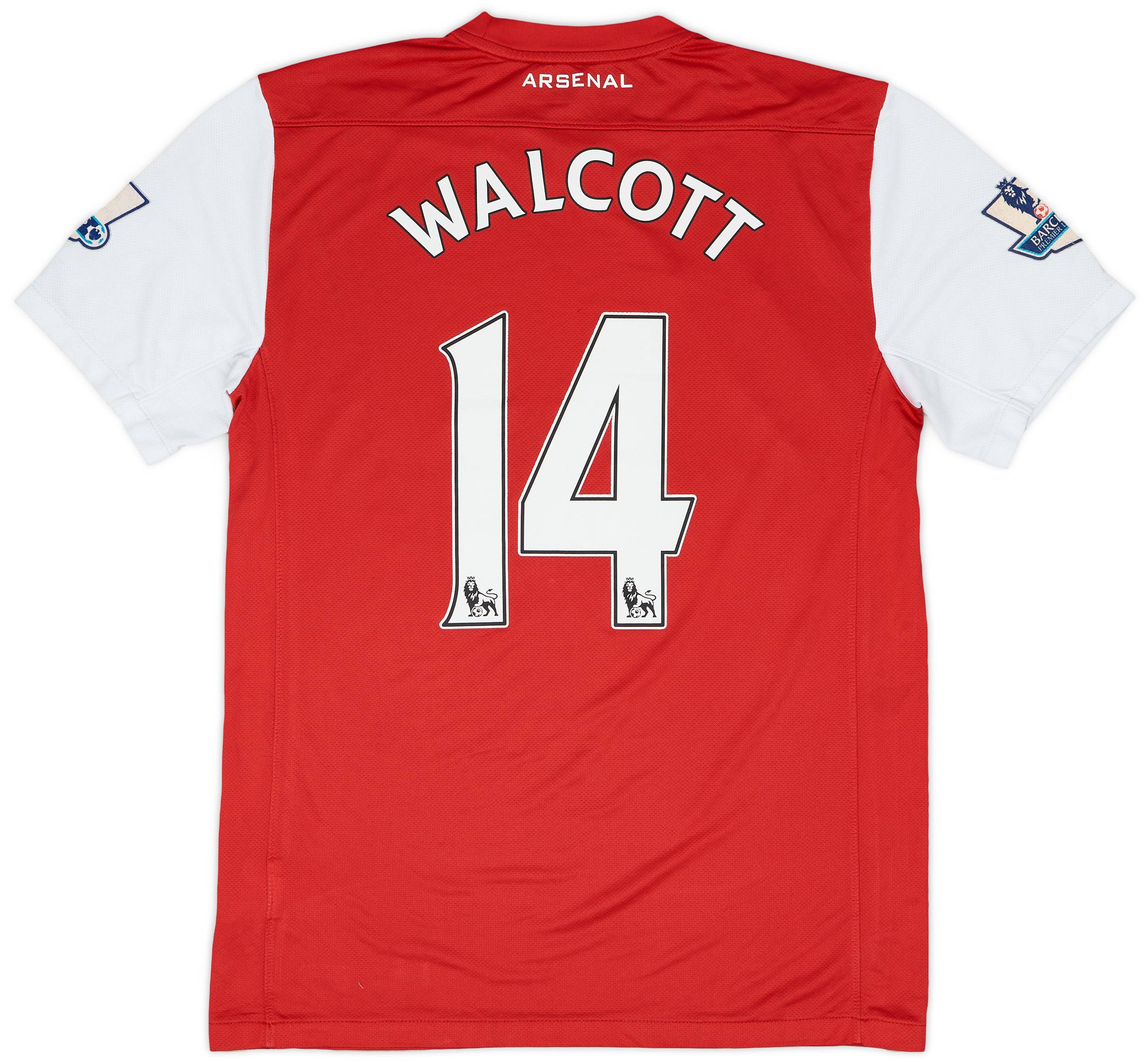 2011-12 Arsenal Home Shirt Walcott #14 - 4/10 - (M)
