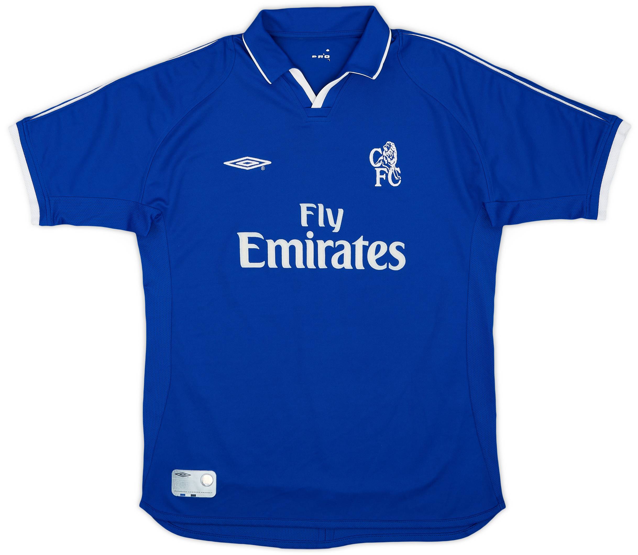 2001-03 Chelsea Home Shirt - 8/10 - (XL.Boys)
