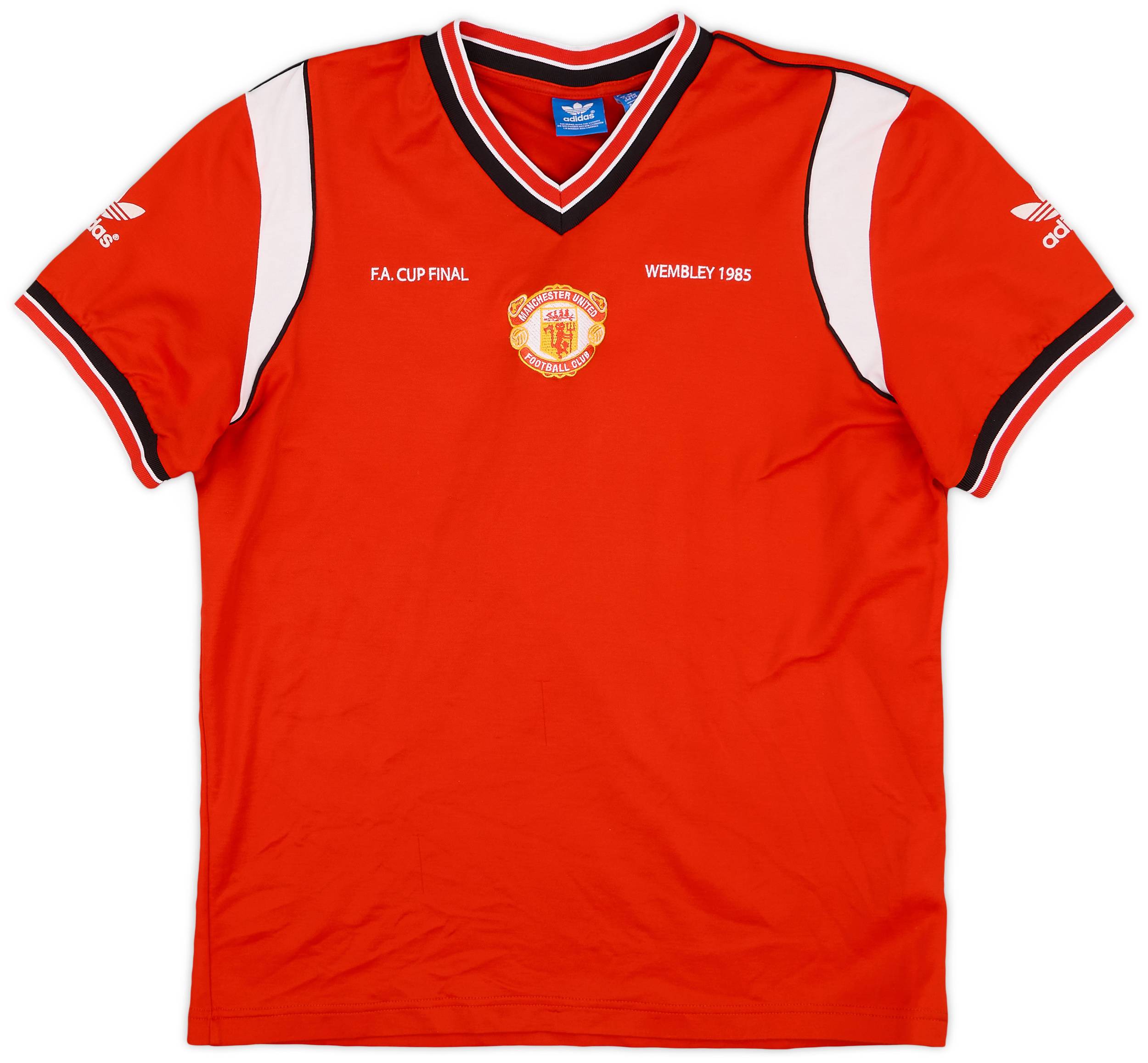 2015-16 Manchester United adidas '1985 FA Cup Final' Retro Home Shirt - 8/10 - (L)