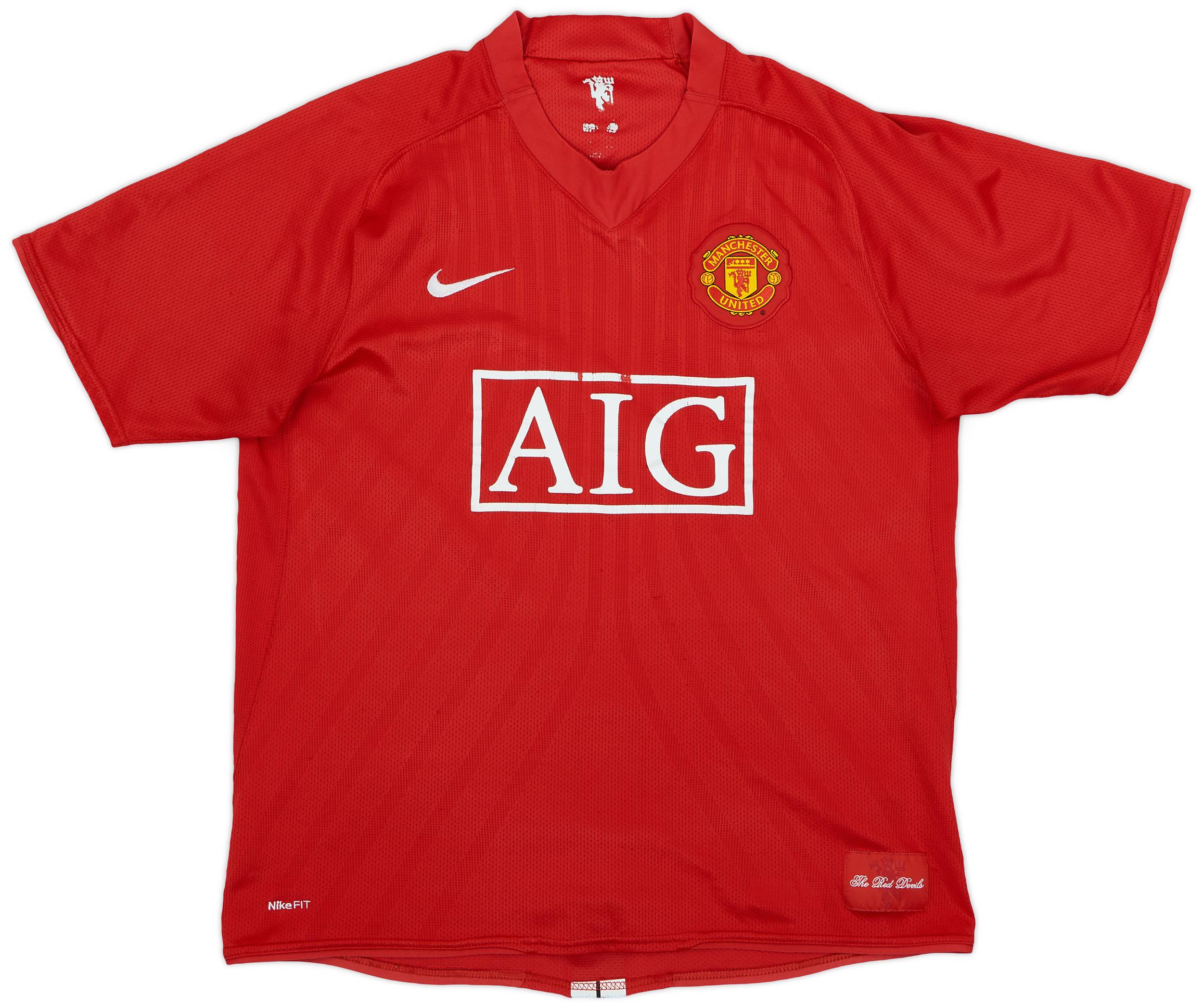 2007-09 Manchester United Home Shirt - 5/10 - (L)