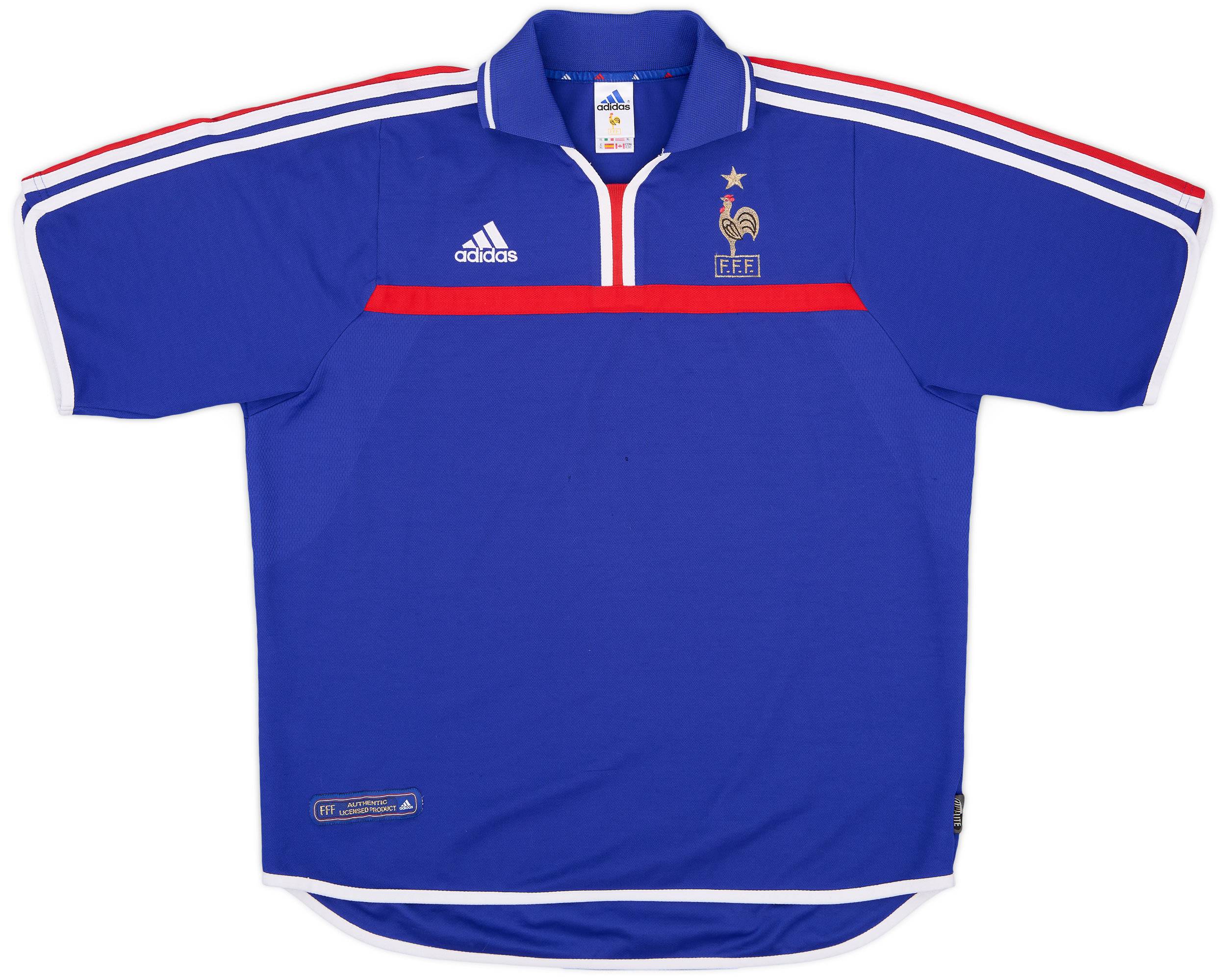 2000-02 France Home Shirt - 5/10 - (XL)