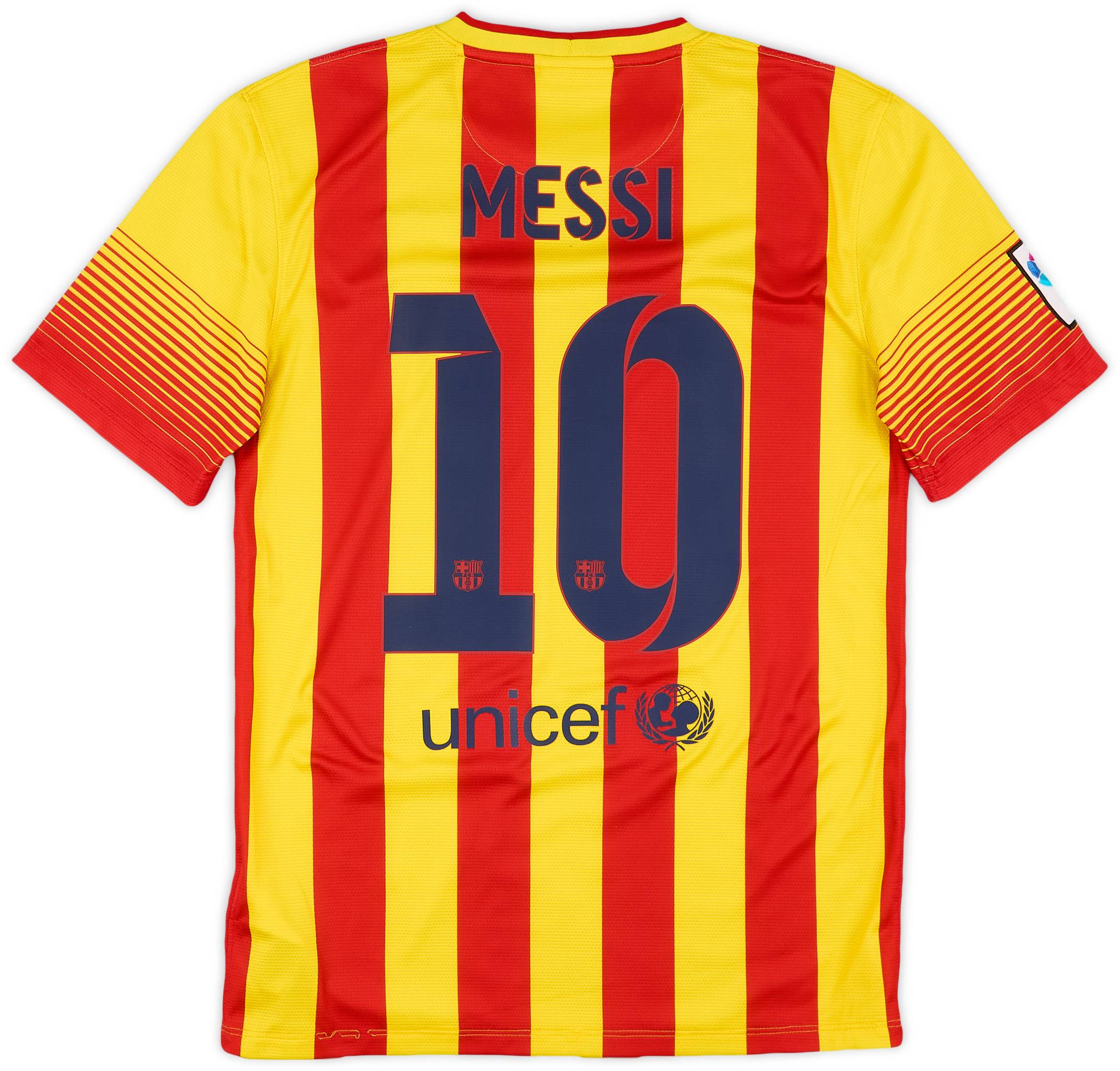 2013-15 Barcelona Away Shirt Messi #10 - 7/10 - (S)