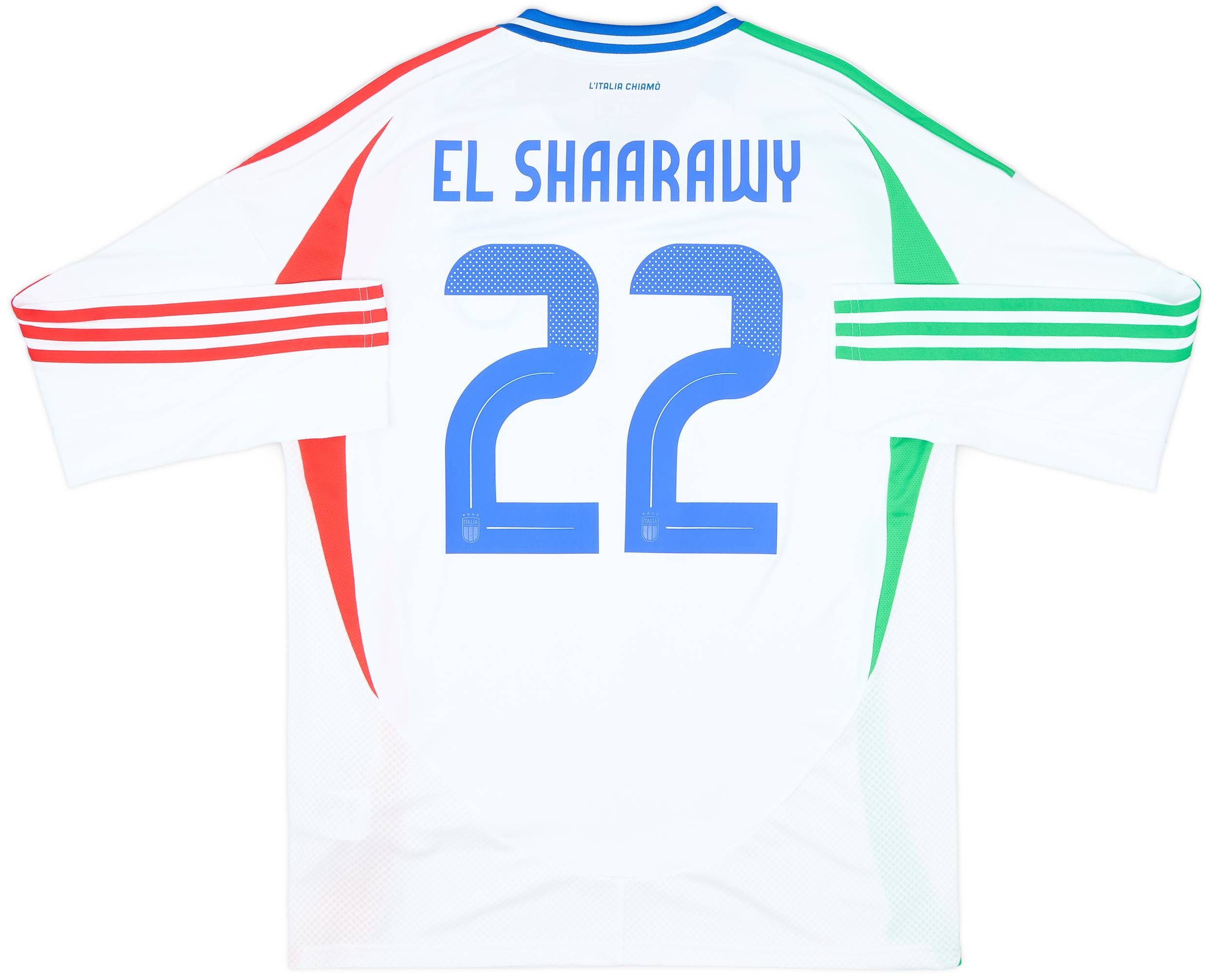 2024-25 Italy Away L/S Shirt El Shaarawy #22