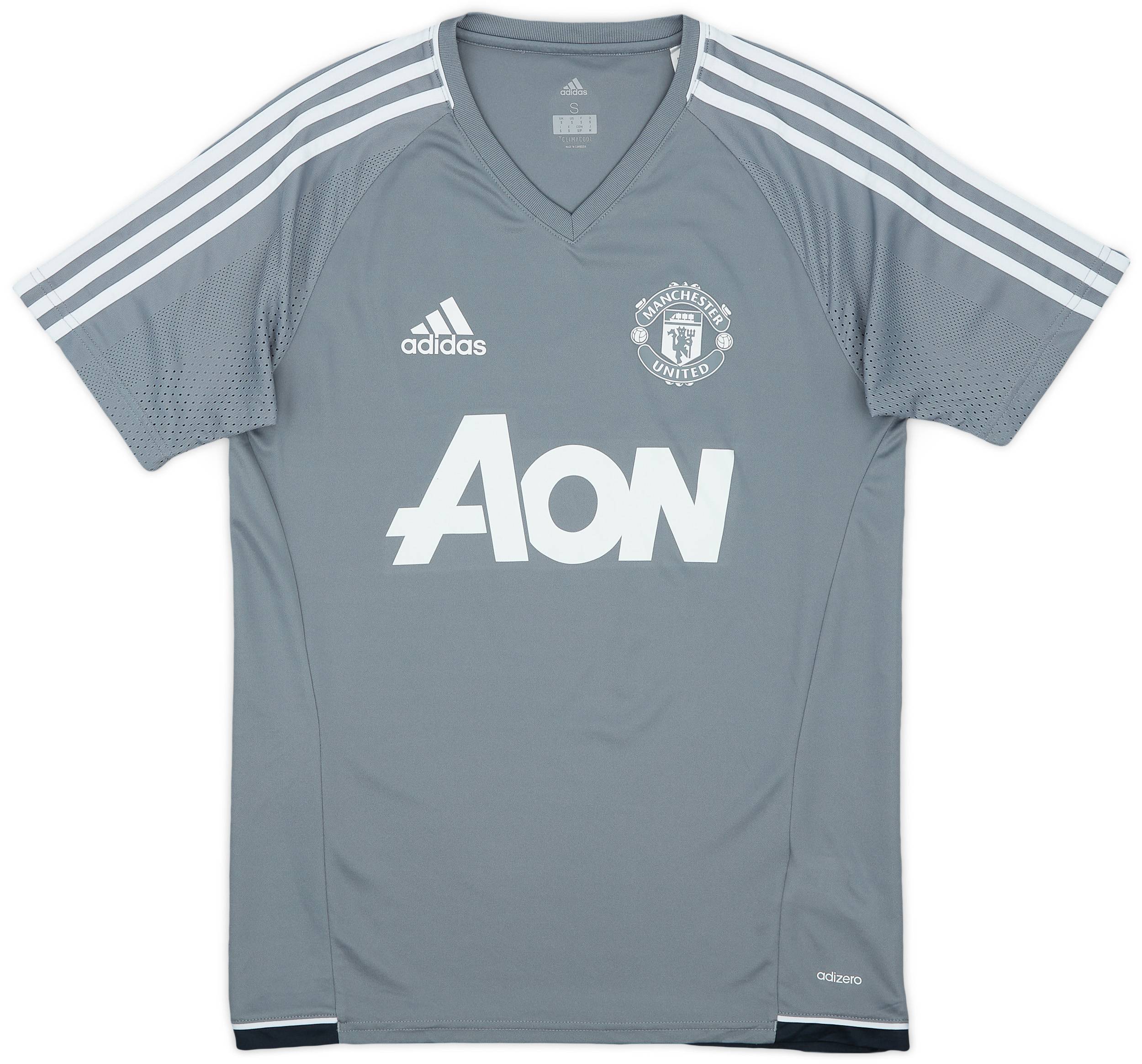 2017-18 Manchester United adizero Training Shirt - 9/10 - (S)