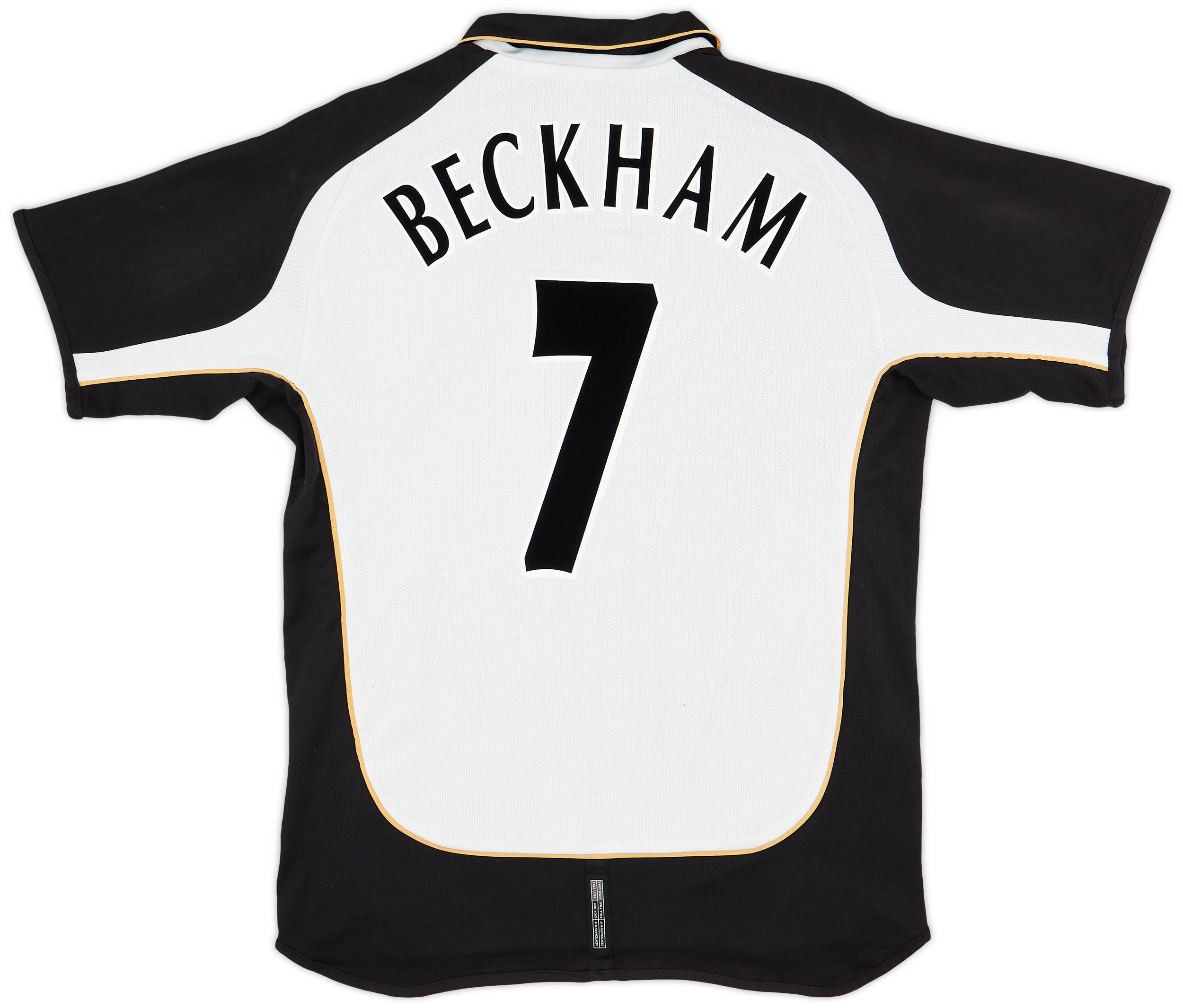 2001-02 Manchester United Centenary Away/Third Shirt Beckham #7 - 6/10 - (L)