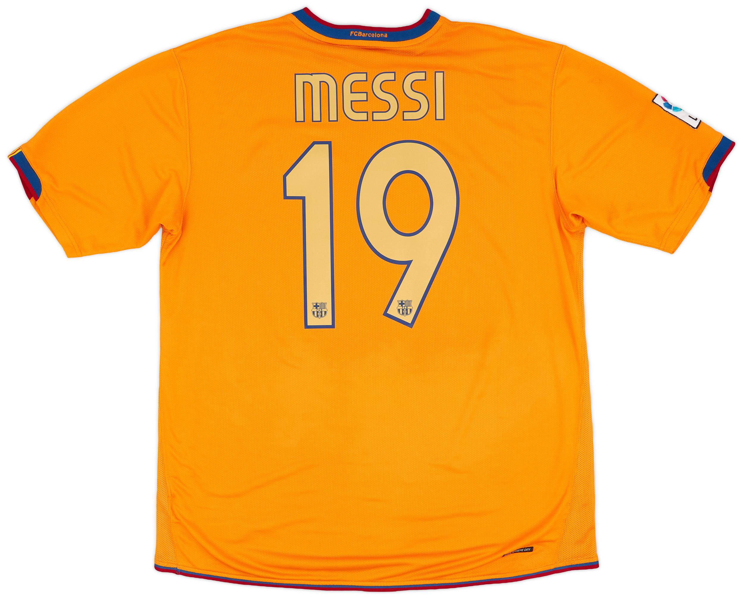 2006-08 Barcelona Away Shirt Messi #19 - 6/10 - (XL)