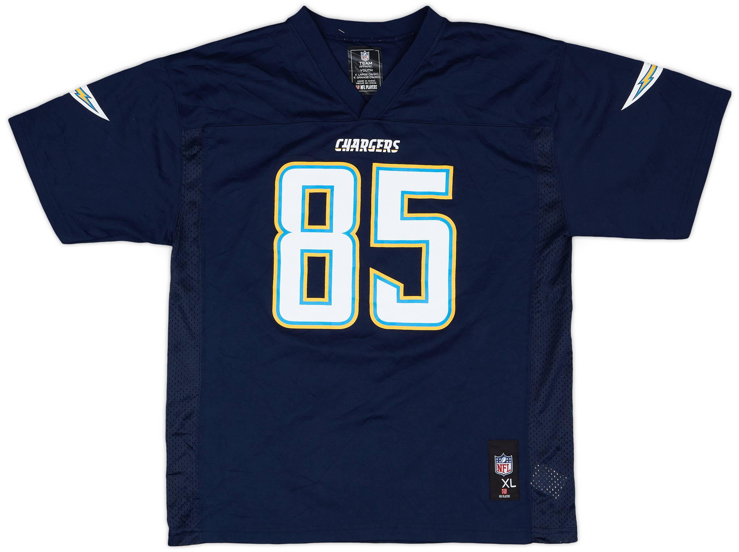 2013-16 San Diego Chargers Gates #85 NFL Replica Home Jersey - 9/10 - (XL.Boys)