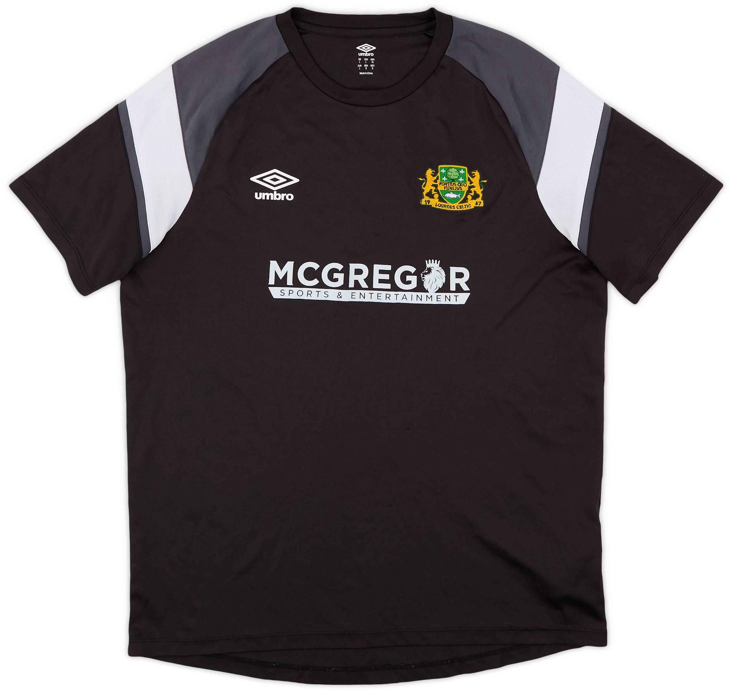2010s Lourdes Celtic Umbro Training Shirt 9 10 L
