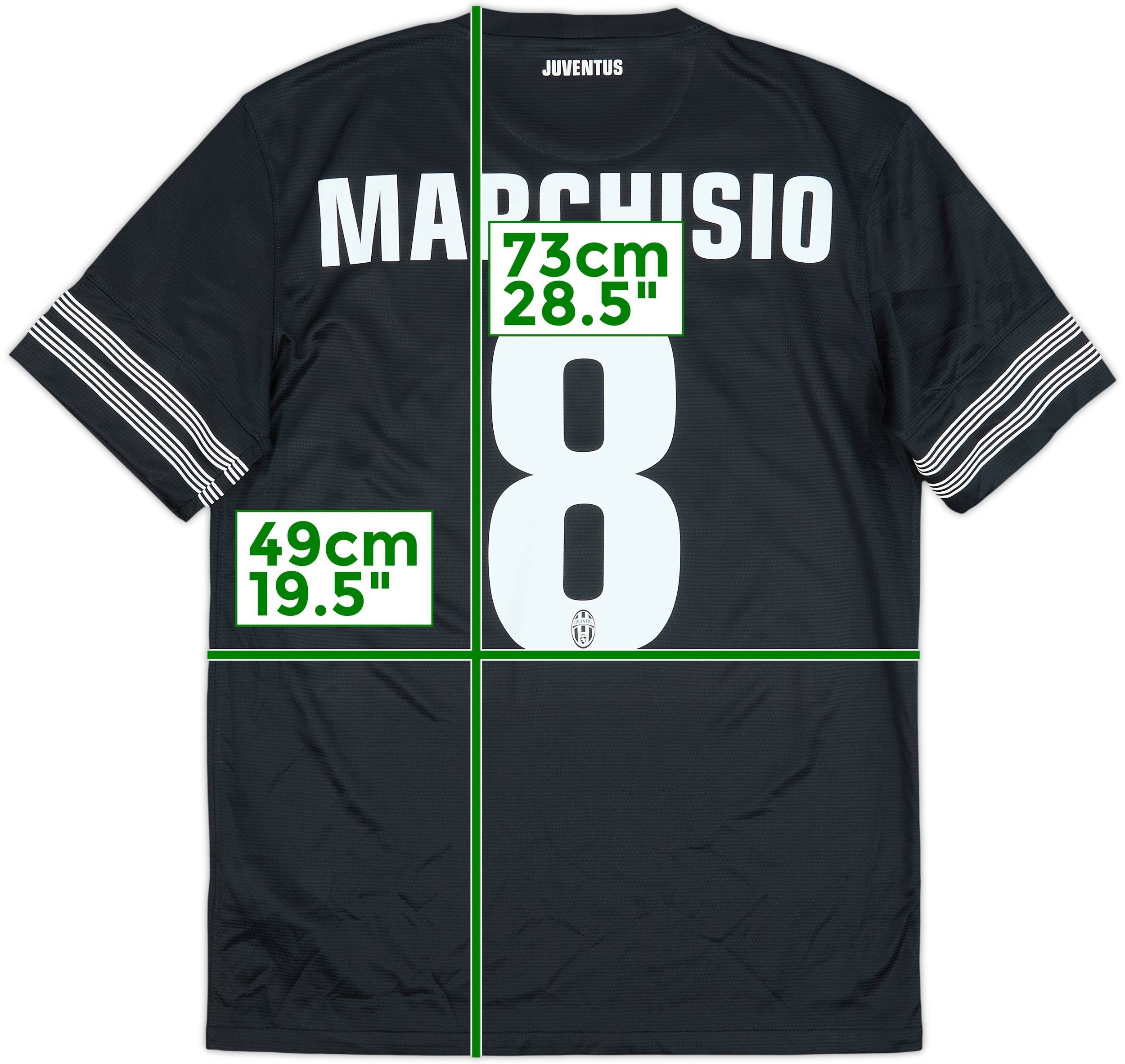 エバートン 2012-13 アウェイ ユニフォーム ブラックシャツ 2012-13 Juventus Away Shirt Marchisio #8 - 7/10 - (M)