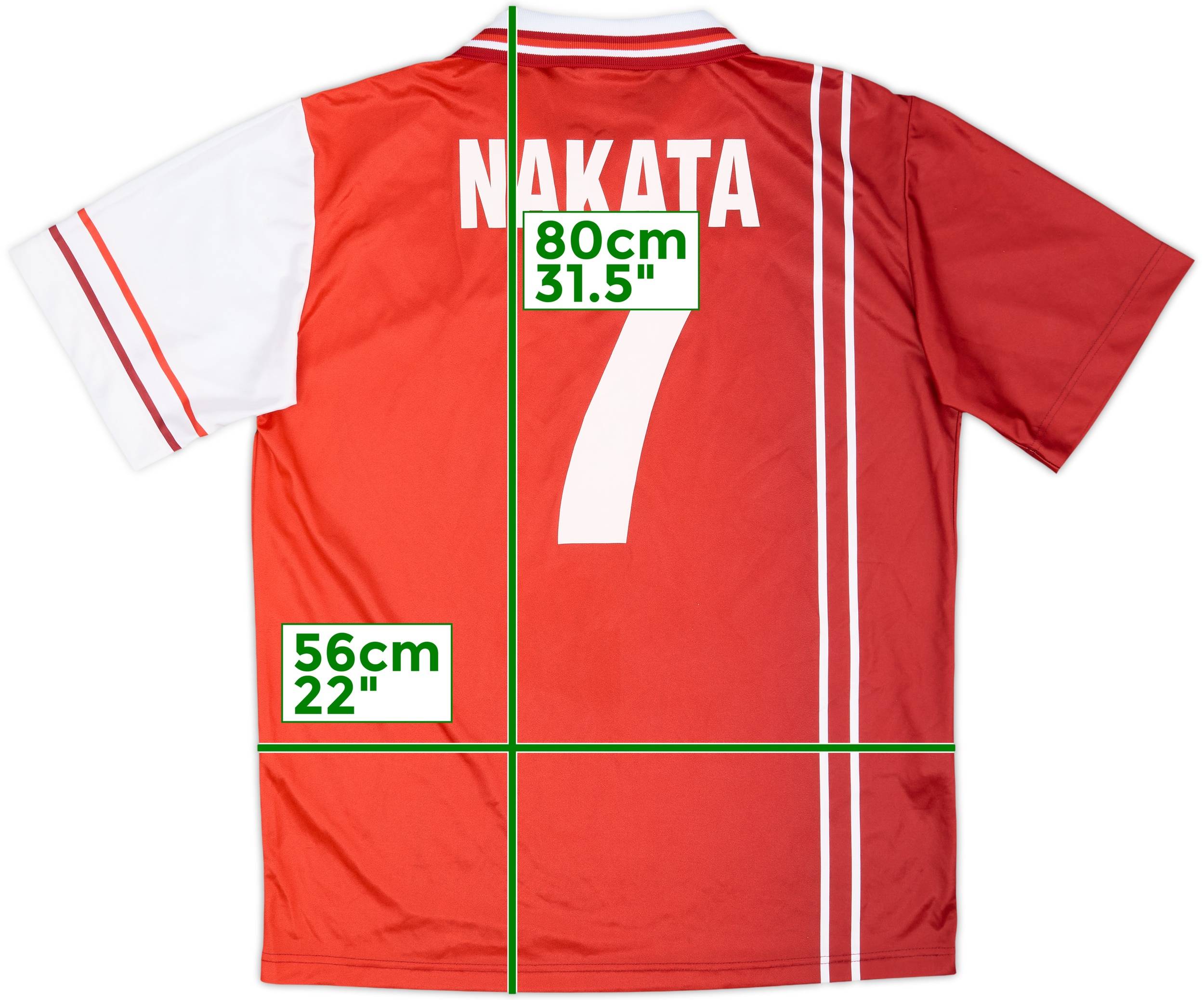 1998-99 Perugia Home Shirt Nakata #7 - 9/10 - (XL)