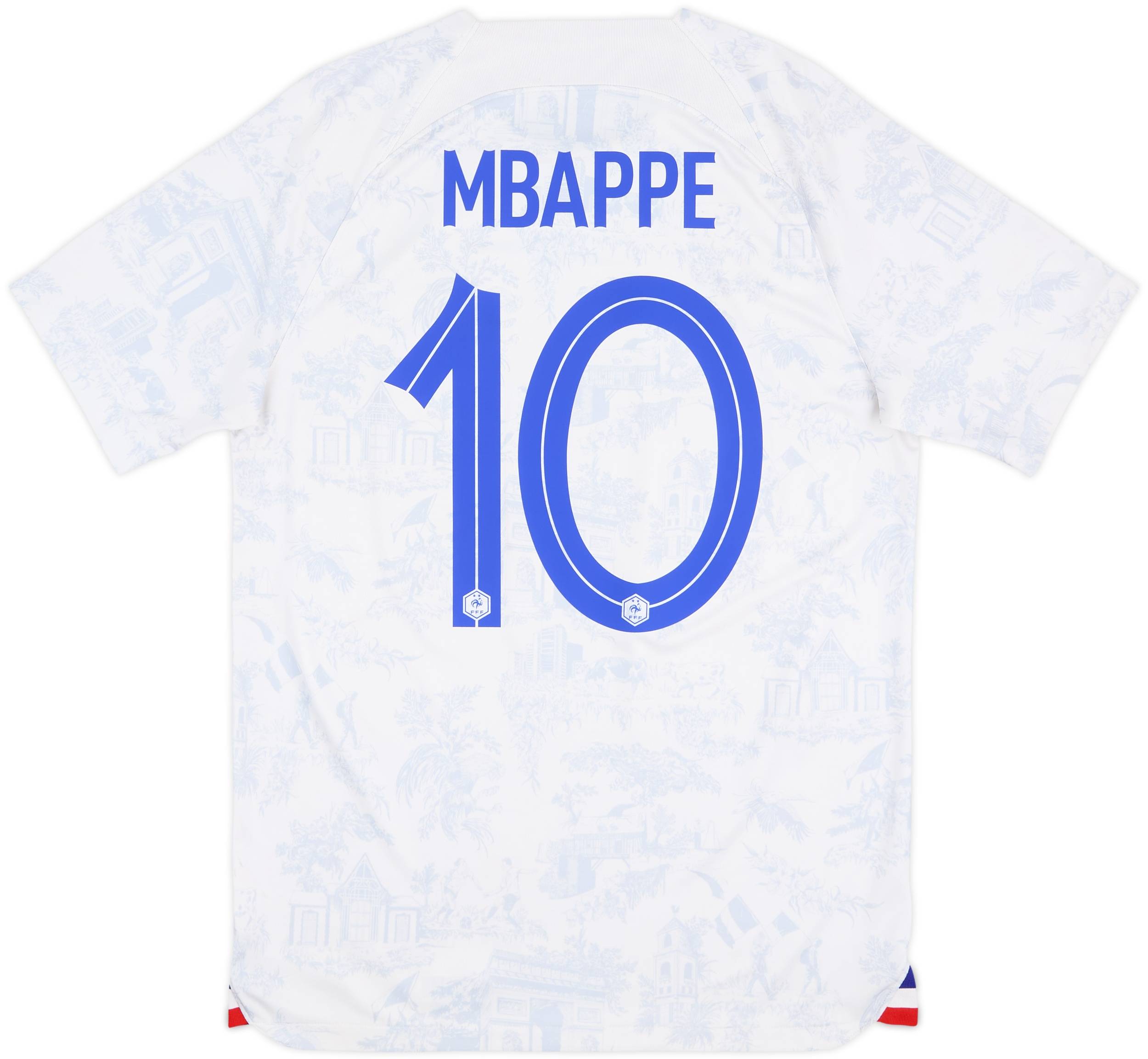 2022-23 France Away Shirt Mbappe #10 - 6/10 - (M)