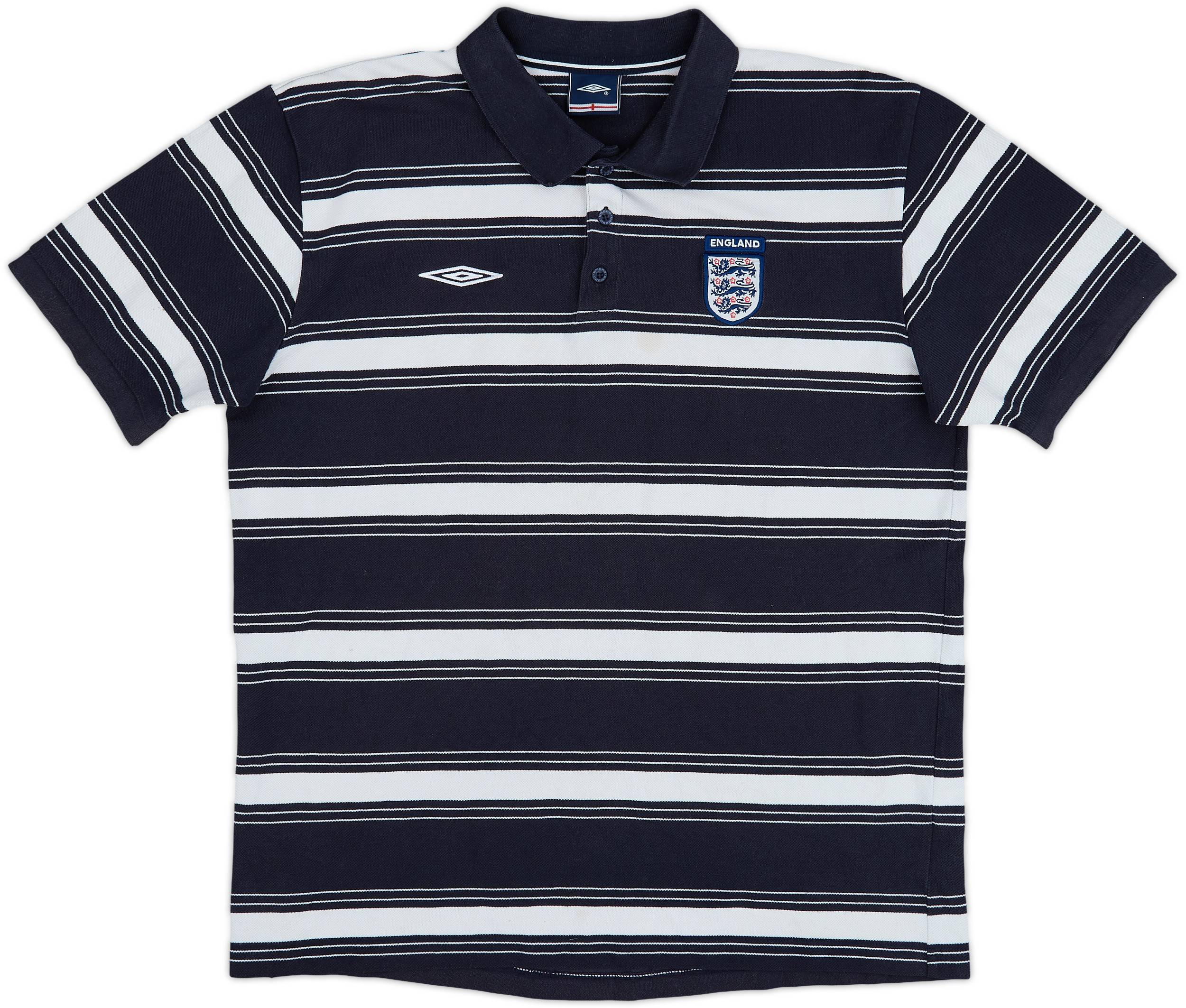 2002-04 England Umbro Polo Shirt - 7/10 - (L)