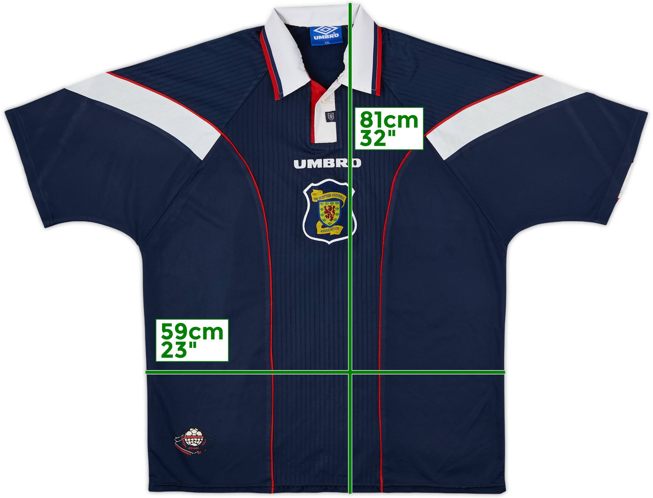 1996-98 Scotland Home Shirt - 8/10 - (XXL)