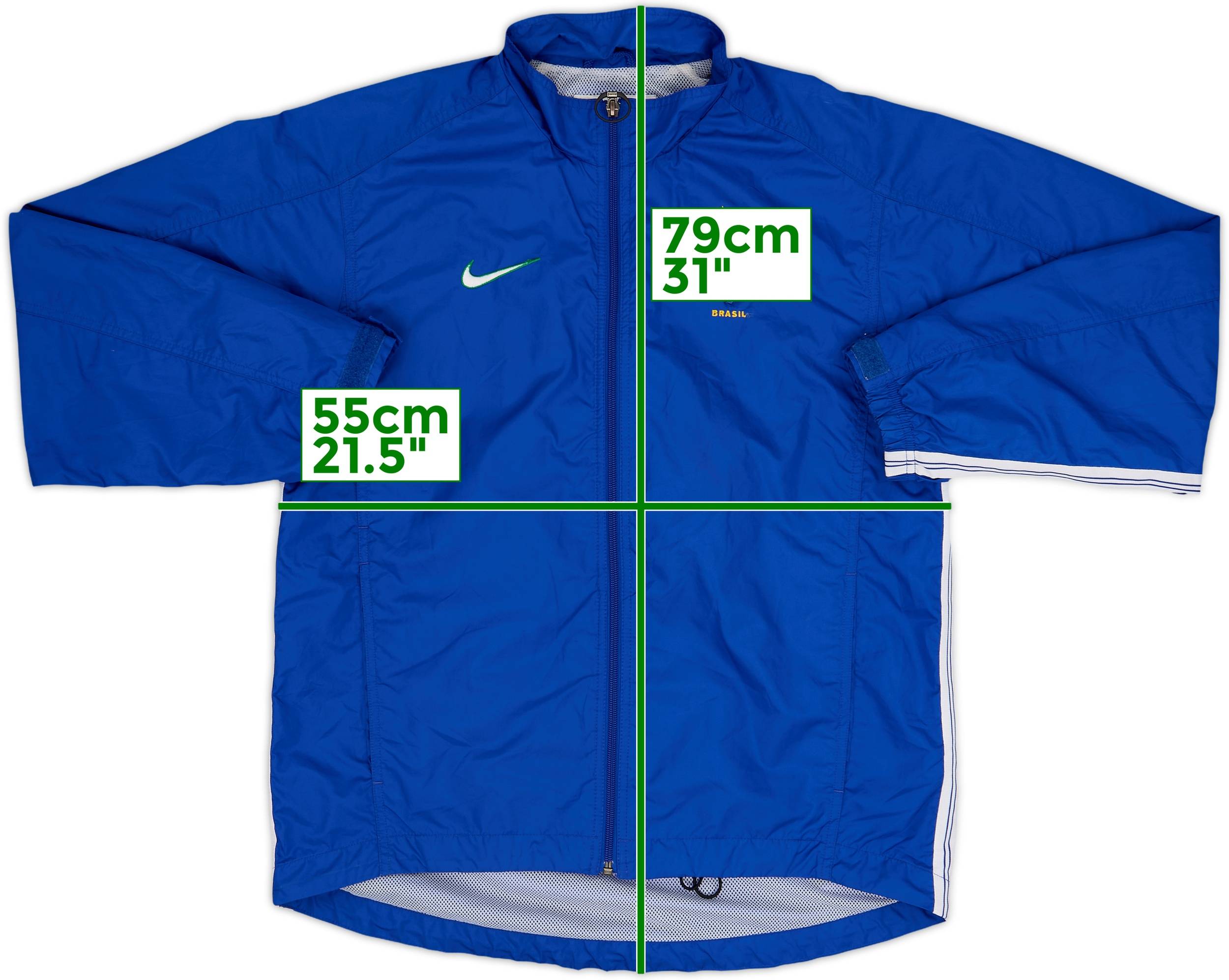 1998-00 Brazil Nike Track Jacket - 8/10 - (S)