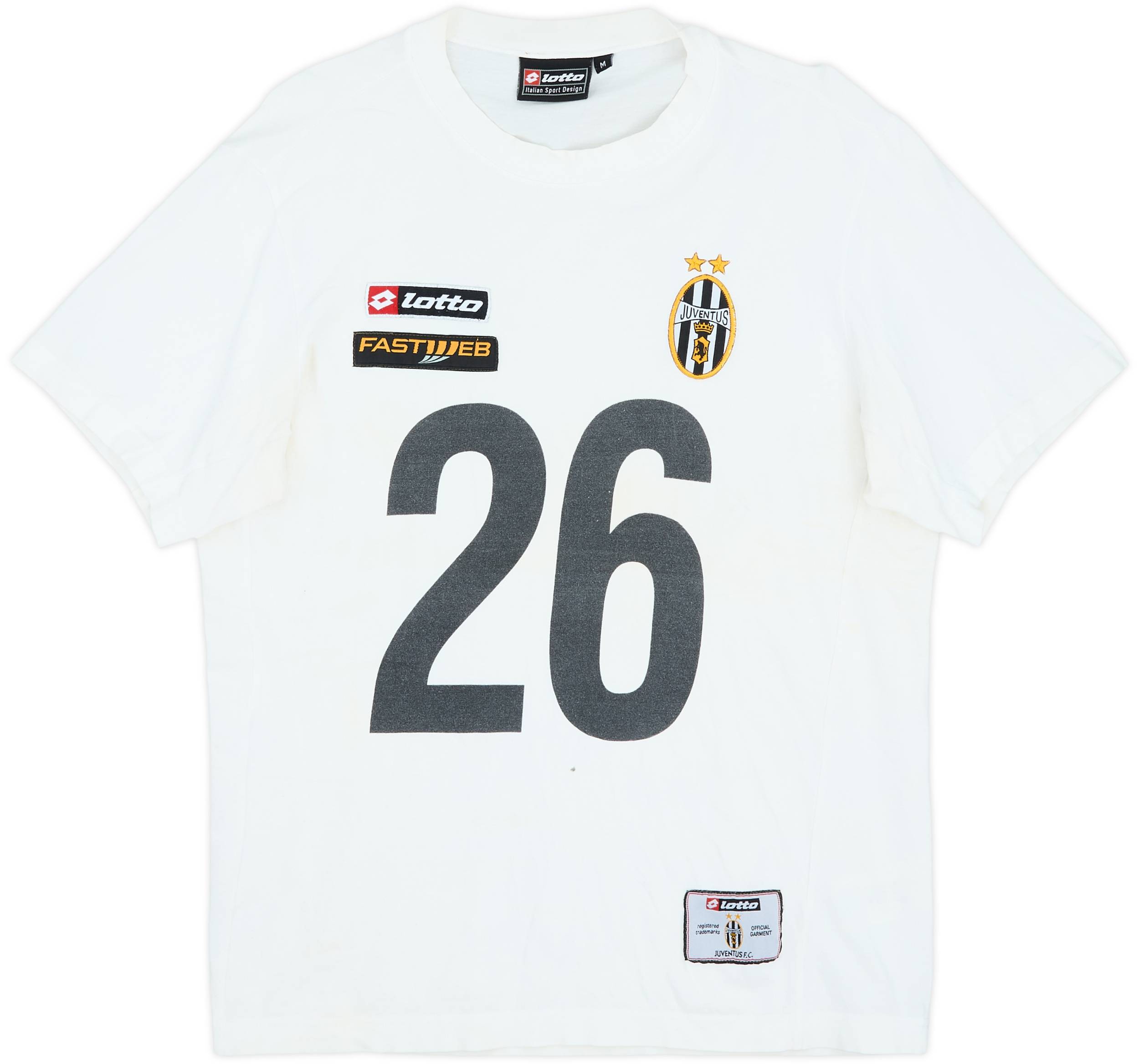 2002-03 Juventus Lotto Player Issue Training Tee #26 (Davids) - 8