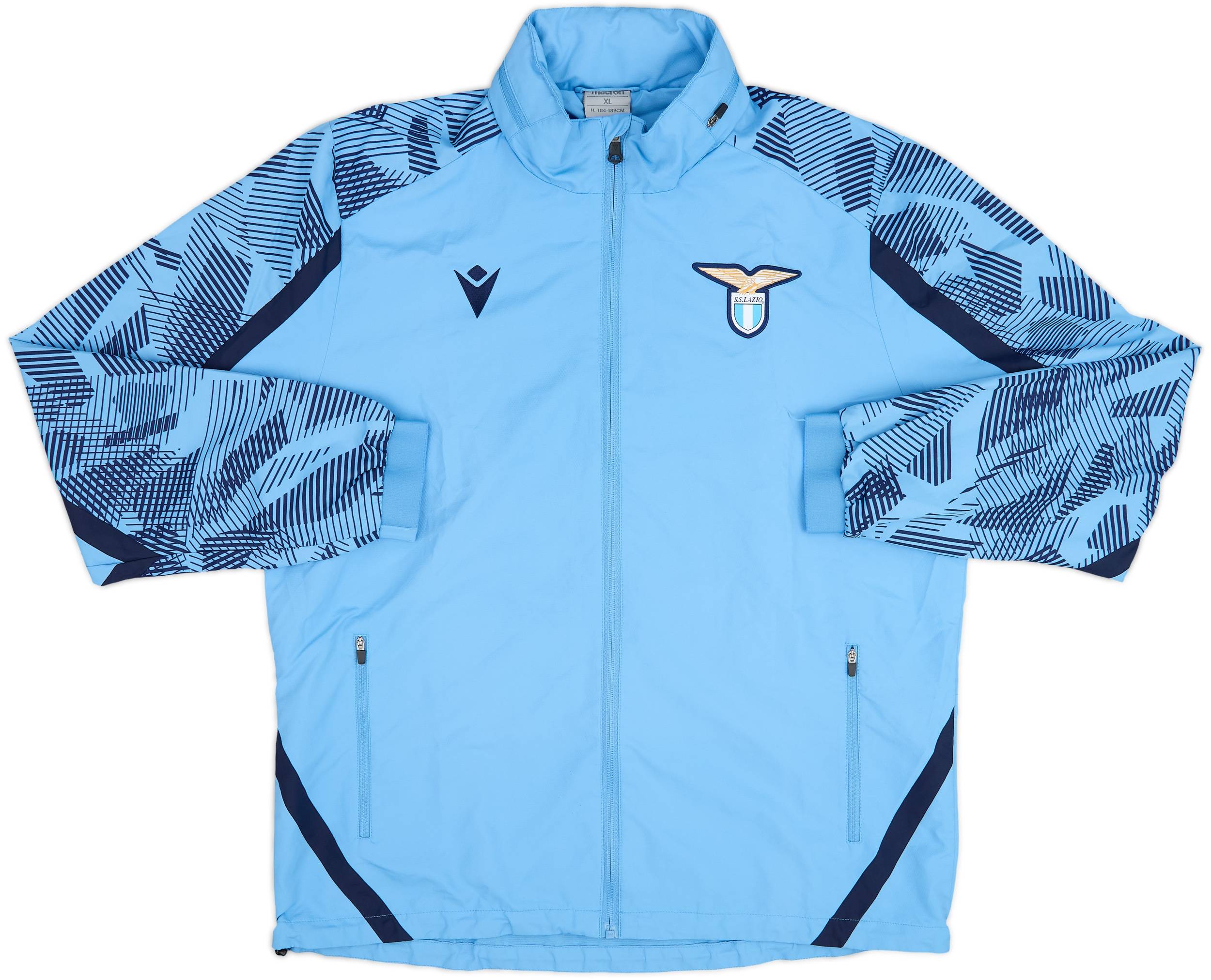 2019-20 Lazio Macron Track Jacket - 8/10 - (XL)