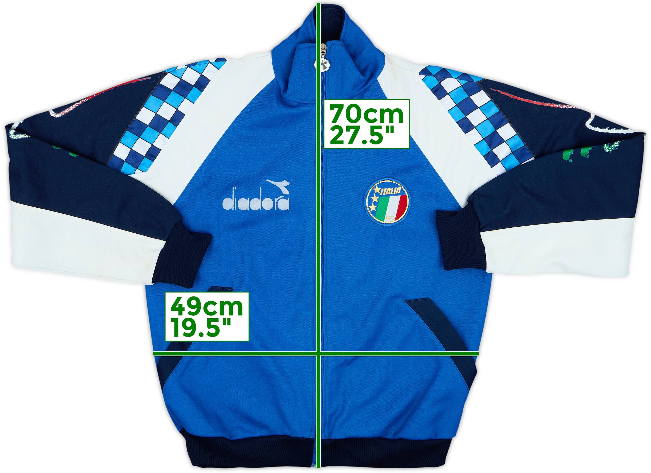 1990 Italy Diadora Track Jacket - 7/10 - (M)