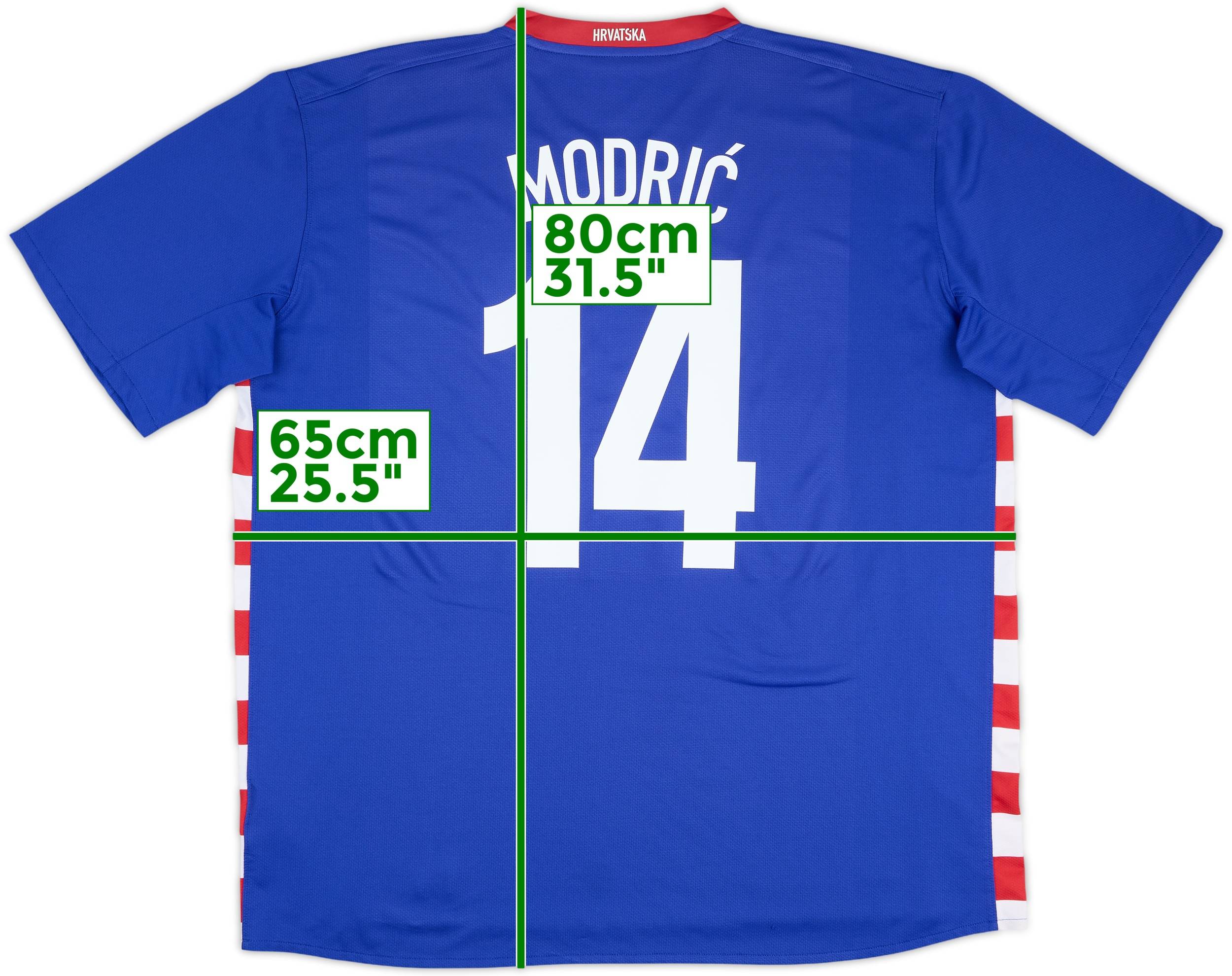 2007-09 Croatia Away Shirt Modric #14 - 7/10 - (XXL)