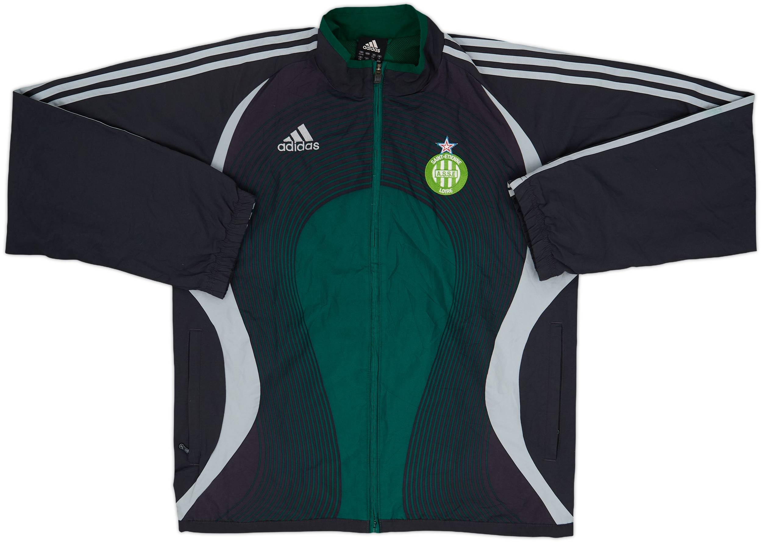 2006-07 Saint Etienne adidas Track Jacket - 8/10 - (M)