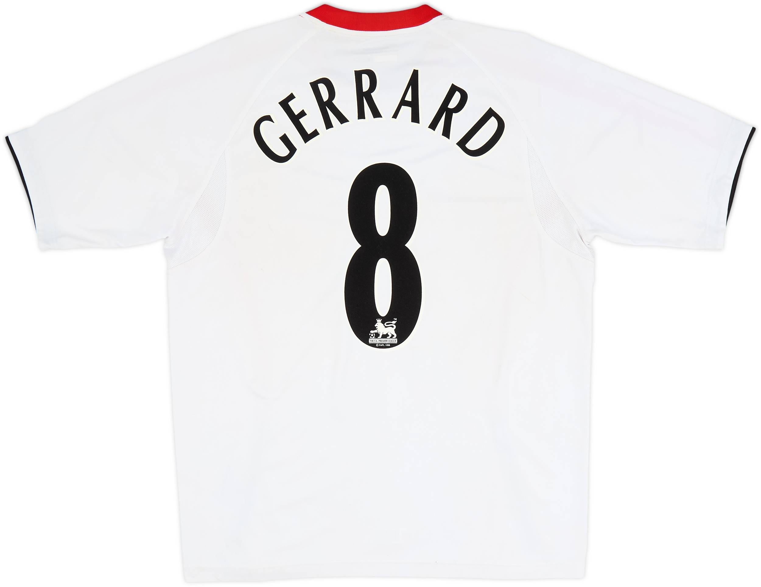 2005-06 Liverpool Away Shirt Gerrard #8 - 5/10 - (L)